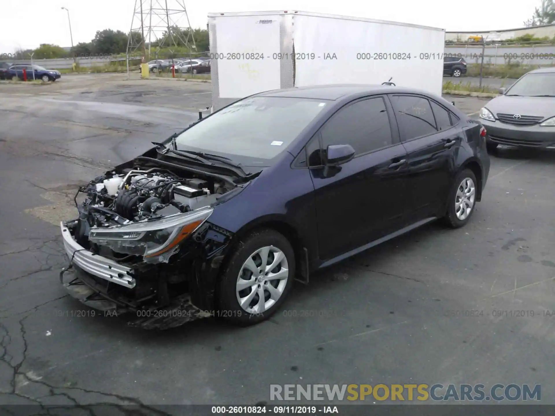 2 Photograph of a damaged car JTDEPRAE6LJ024446 TOYOTA COROLLA 2020