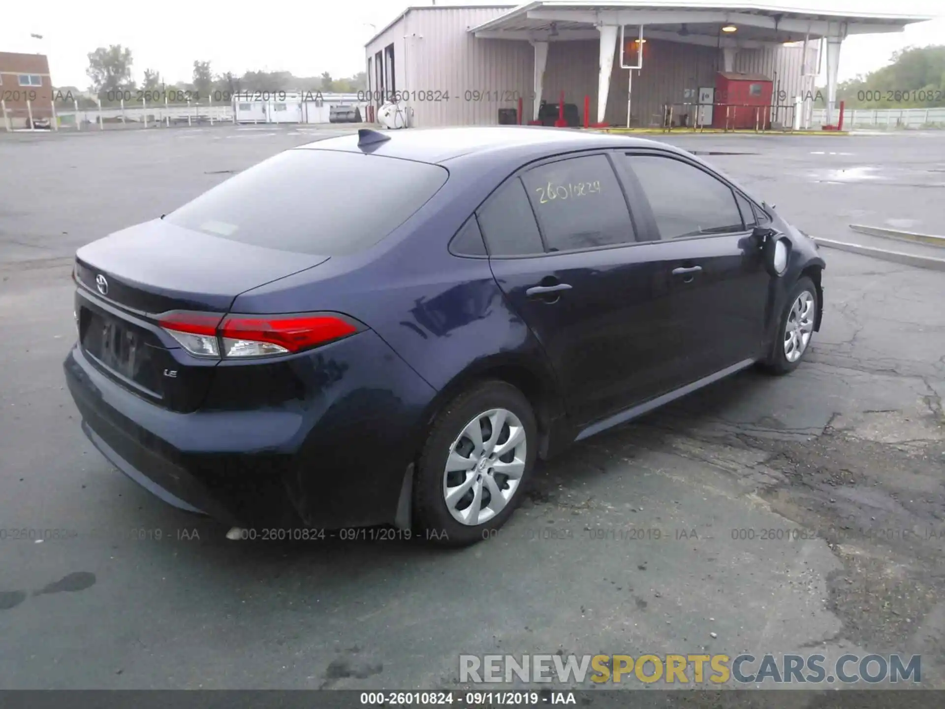 4 Photograph of a damaged car JTDEPRAE6LJ024446 TOYOTA COROLLA 2020