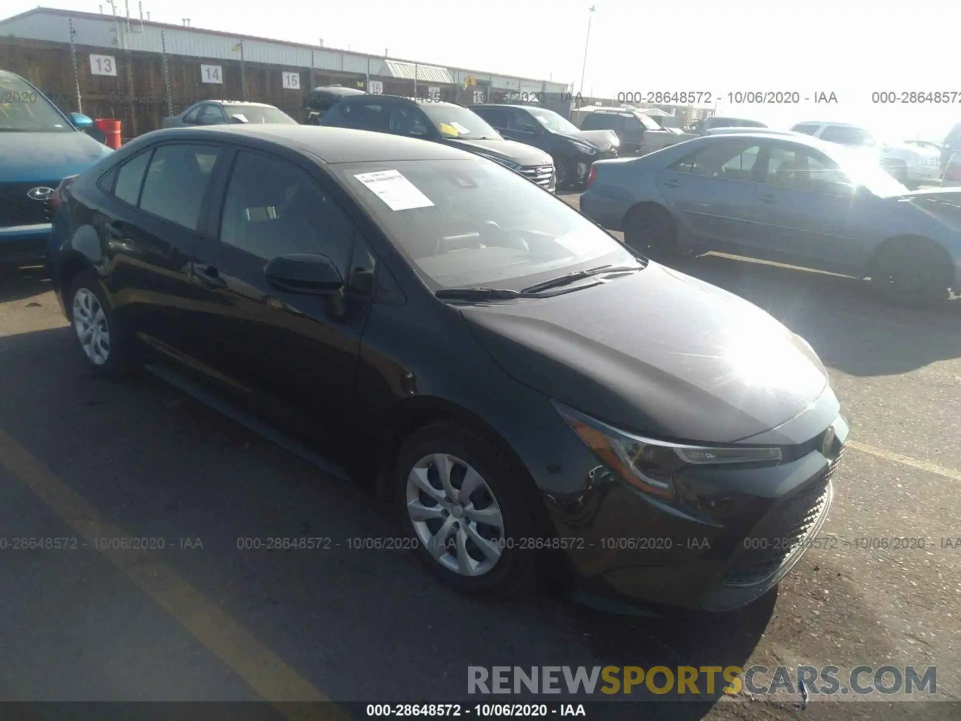 1 Photograph of a damaged car JTDEPRAE6LJ024477 TOYOTA COROLLA 2020