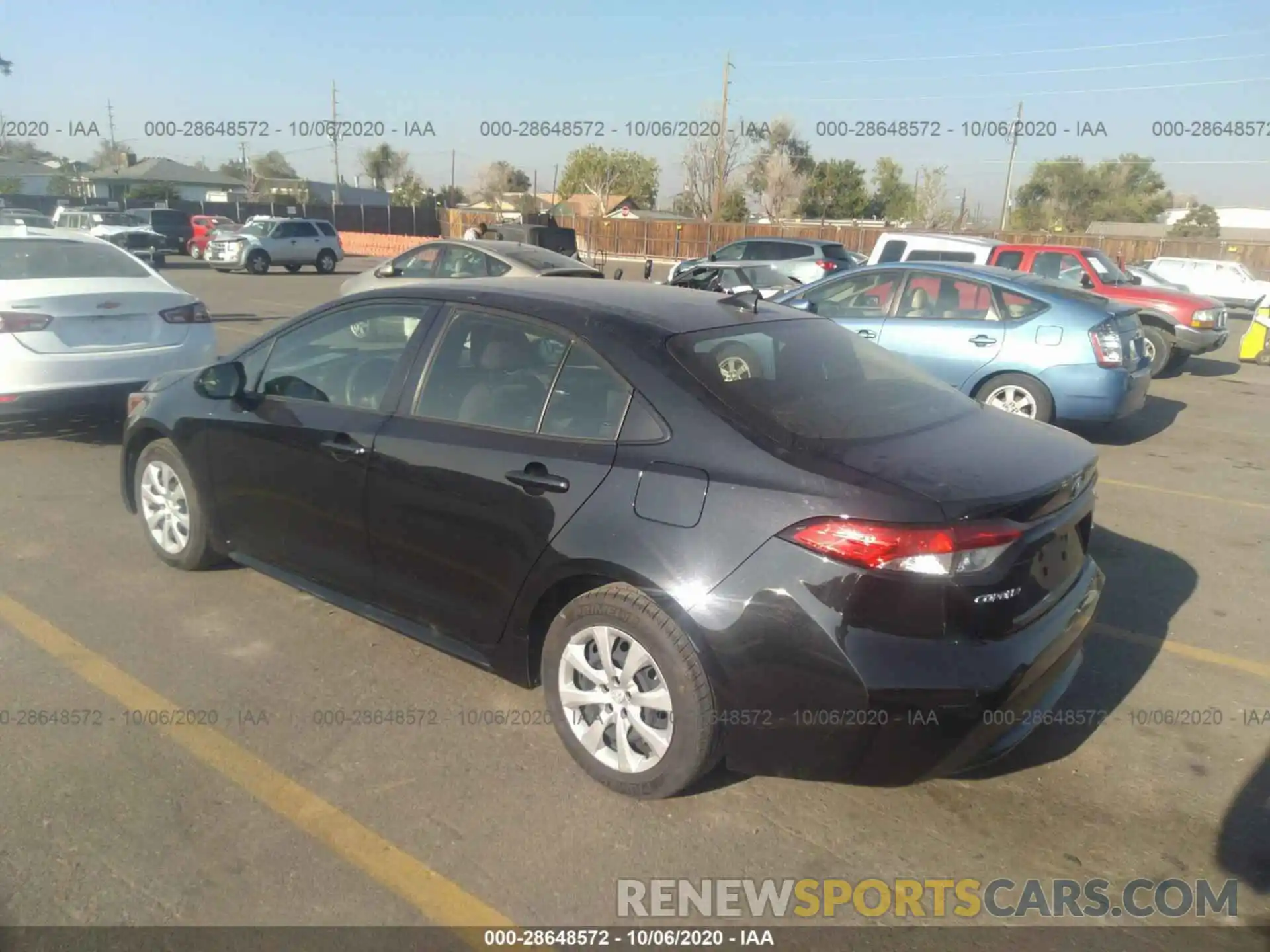 3 Photograph of a damaged car JTDEPRAE6LJ024477 TOYOTA COROLLA 2020