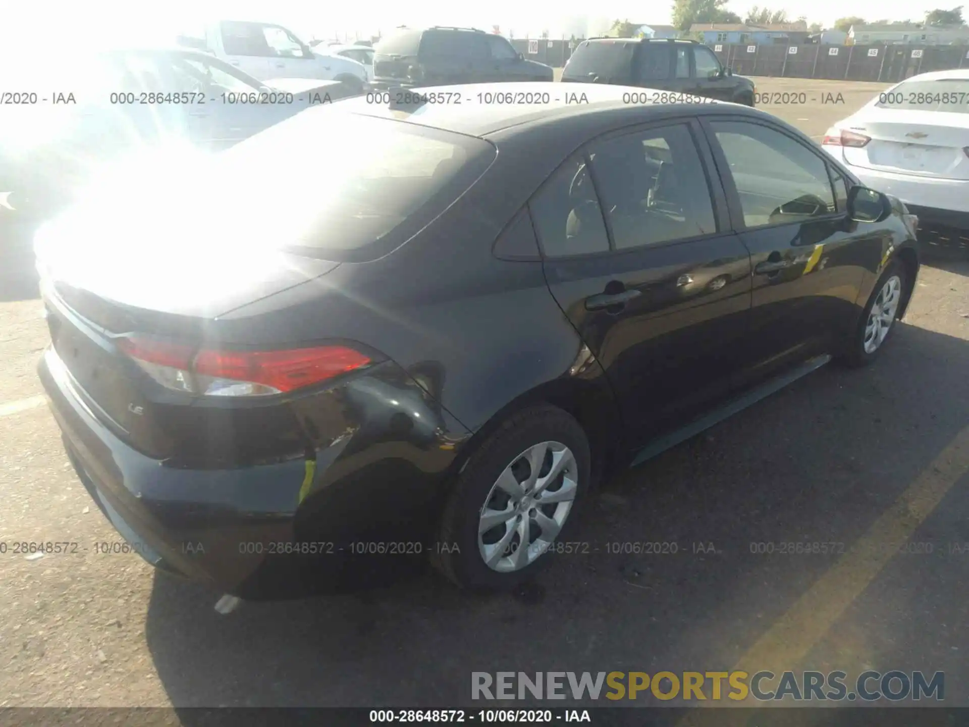 4 Photograph of a damaged car JTDEPRAE6LJ024477 TOYOTA COROLLA 2020