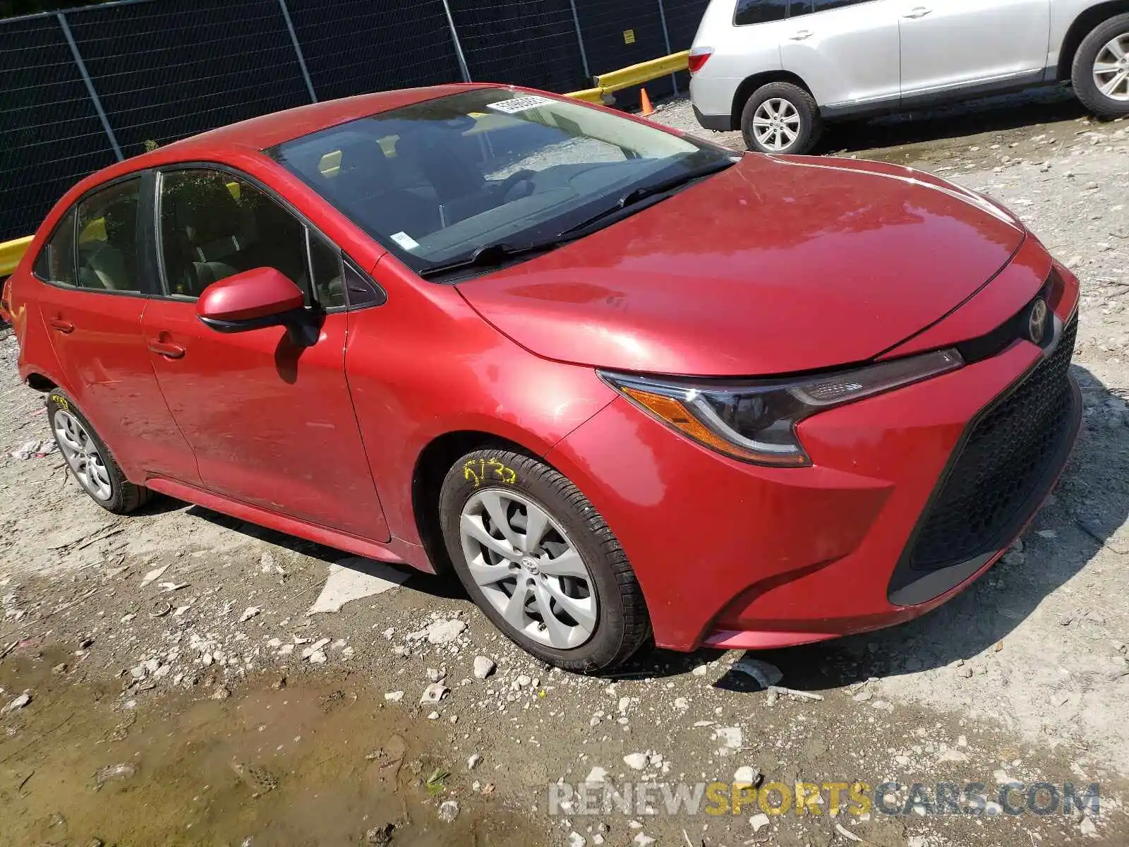 1 Photograph of a damaged car JTDEPRAE6LJ025290 TOYOTA COROLLA 2020