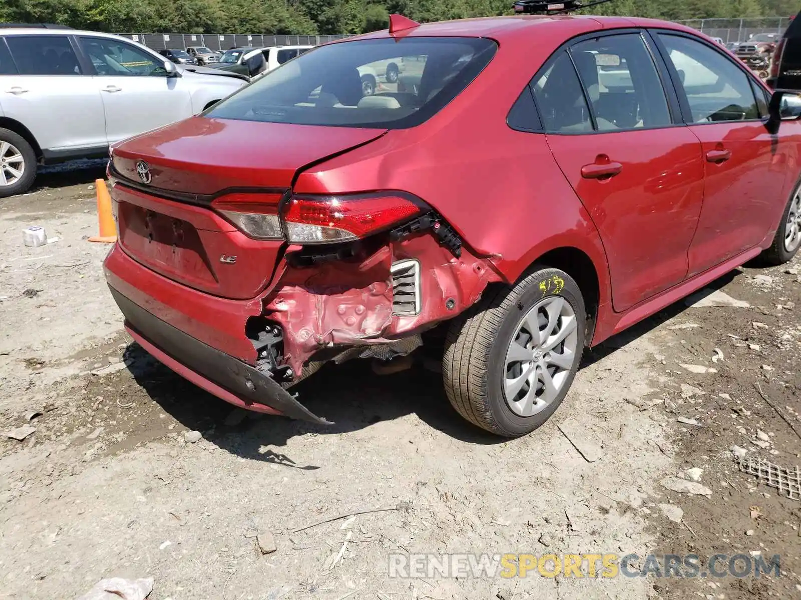 9 Photograph of a damaged car JTDEPRAE6LJ025290 TOYOTA COROLLA 2020