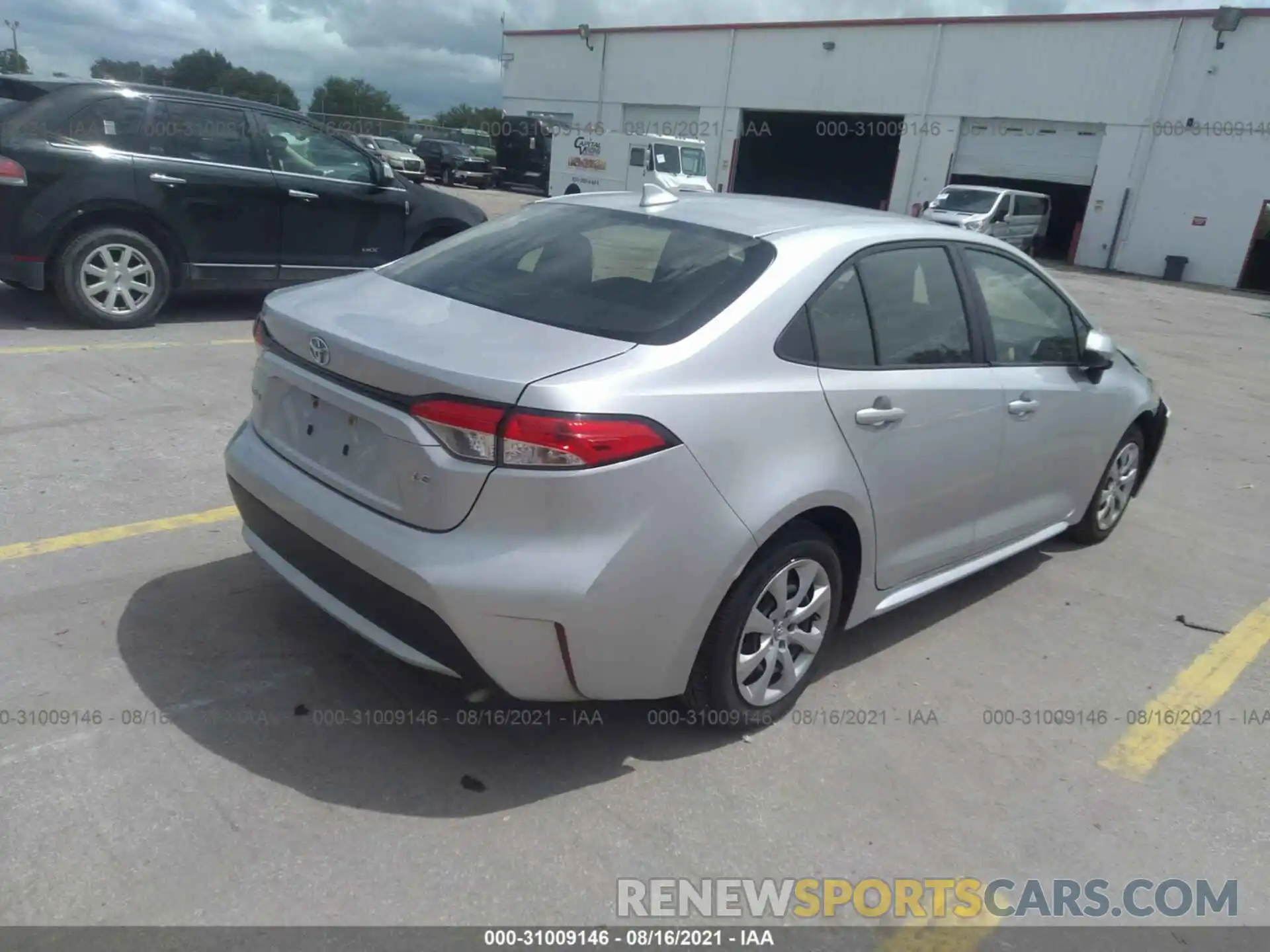 4 Photograph of a damaged car JTDEPRAE6LJ025323 TOYOTA COROLLA 2020