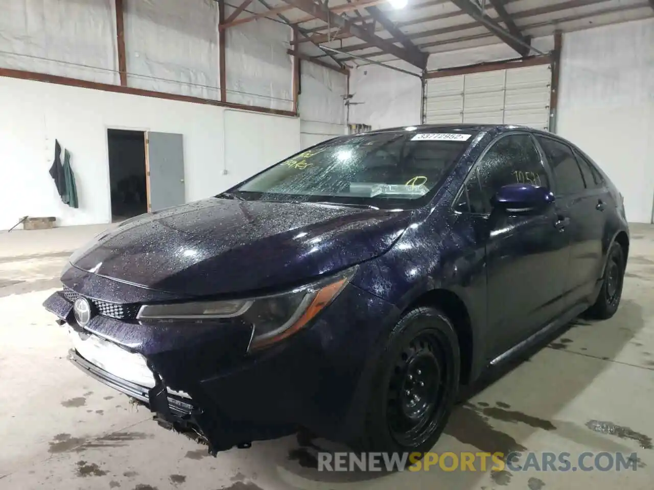 2 Photograph of a damaged car JTDEPRAE6LJ025435 TOYOTA COROLLA 2020