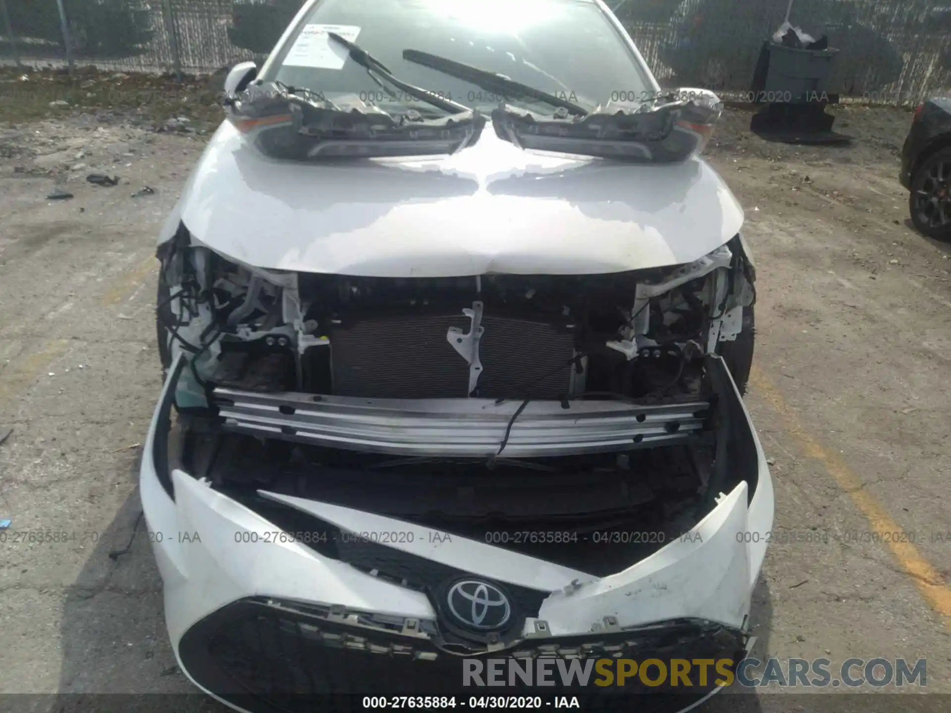 6 Photograph of a damaged car JTDEPRAE6LJ025452 TOYOTA COROLLA 2020