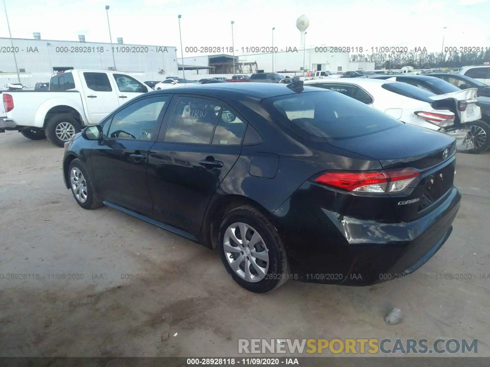 3 Photograph of a damaged car JTDEPRAE6LJ025886 TOYOTA COROLLA 2020