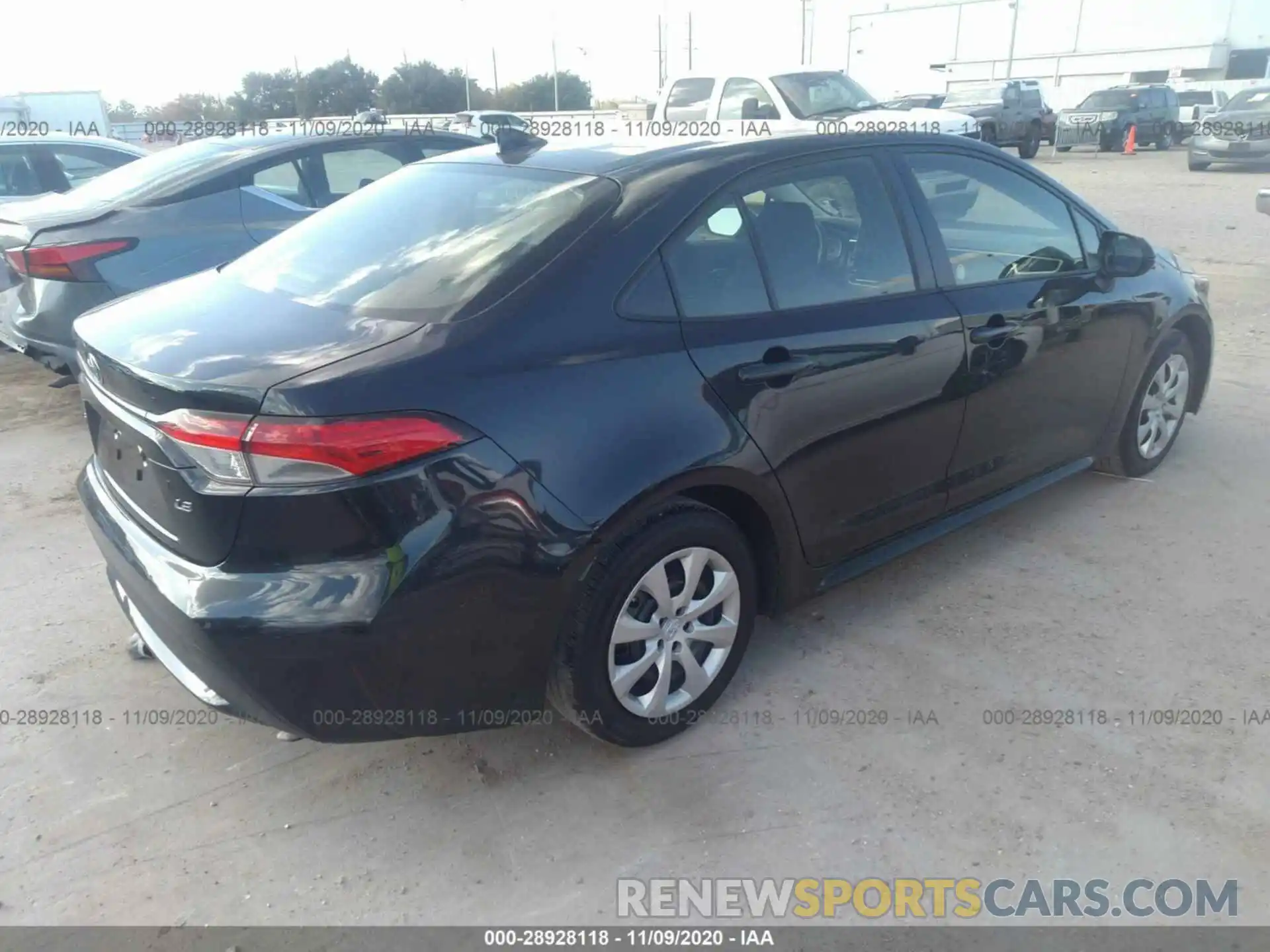 4 Photograph of a damaged car JTDEPRAE6LJ025886 TOYOTA COROLLA 2020