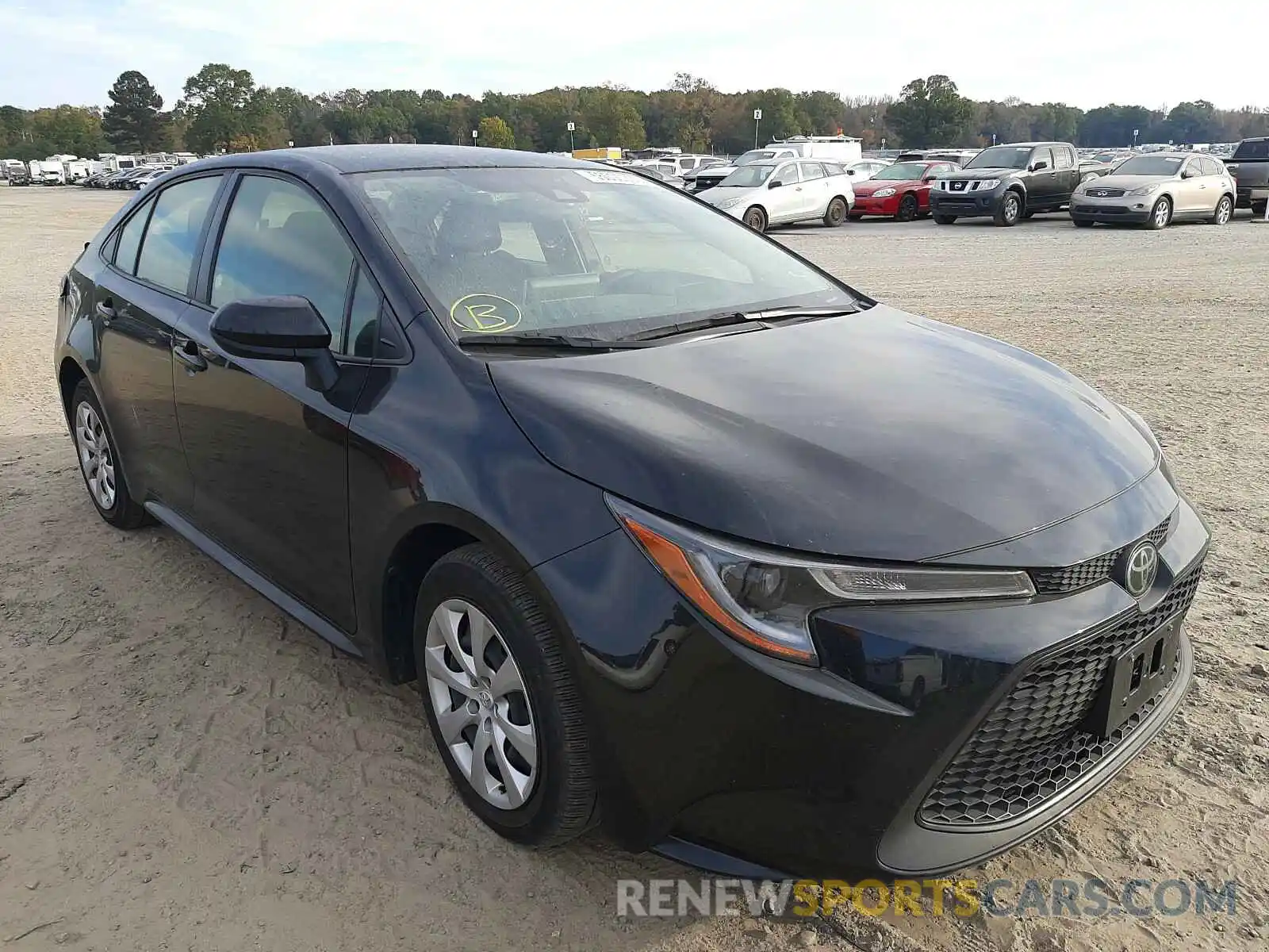 1 Photograph of a damaged car JTDEPRAE6LJ025919 TOYOTA COROLLA 2020