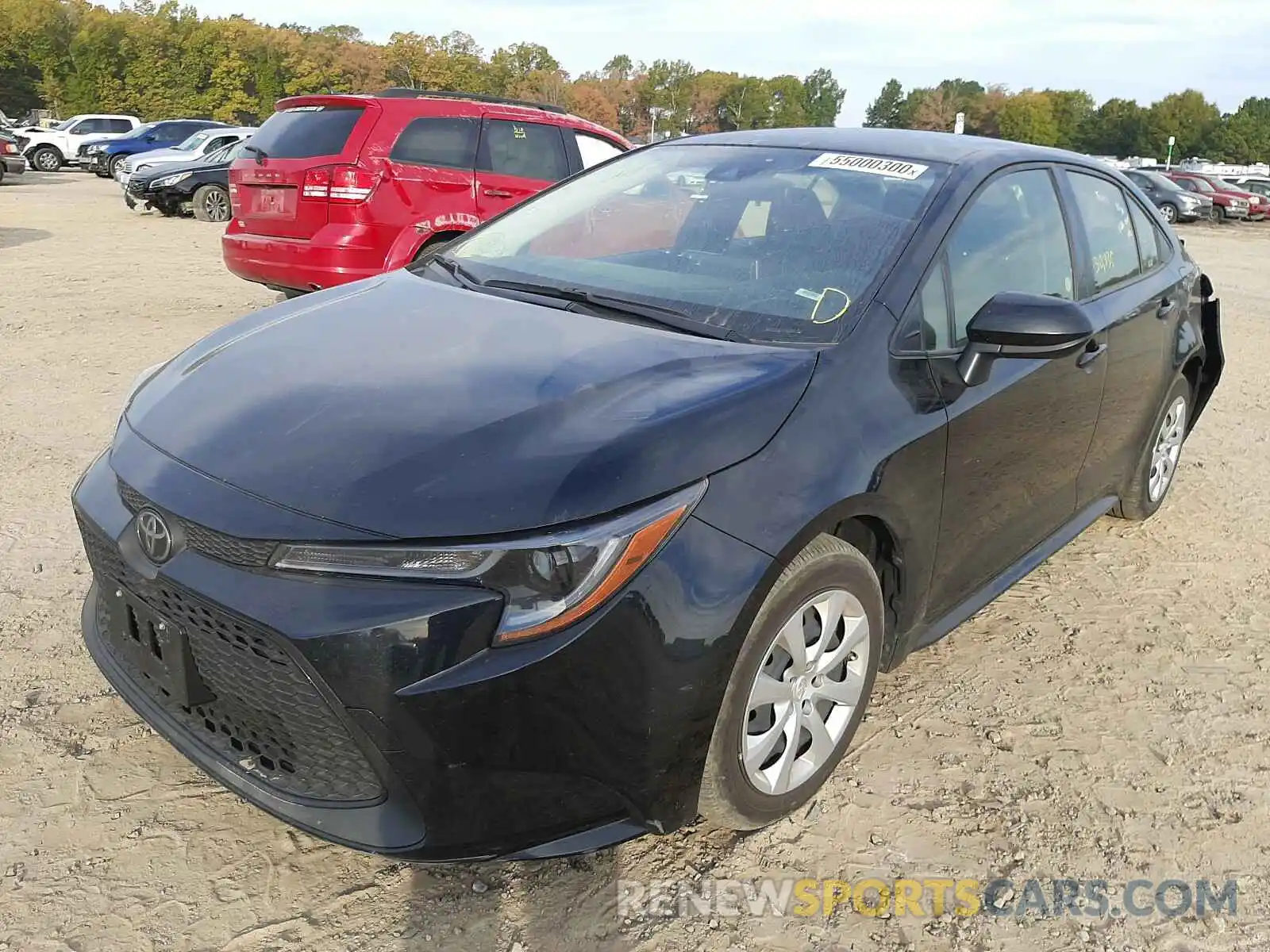 2 Photograph of a damaged car JTDEPRAE6LJ025919 TOYOTA COROLLA 2020