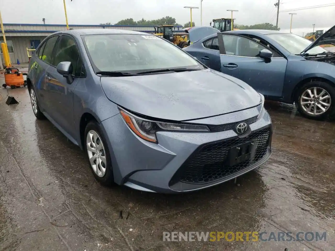 1 Photograph of a damaged car JTDEPRAE6LJ025953 TOYOTA COROLLA 2020