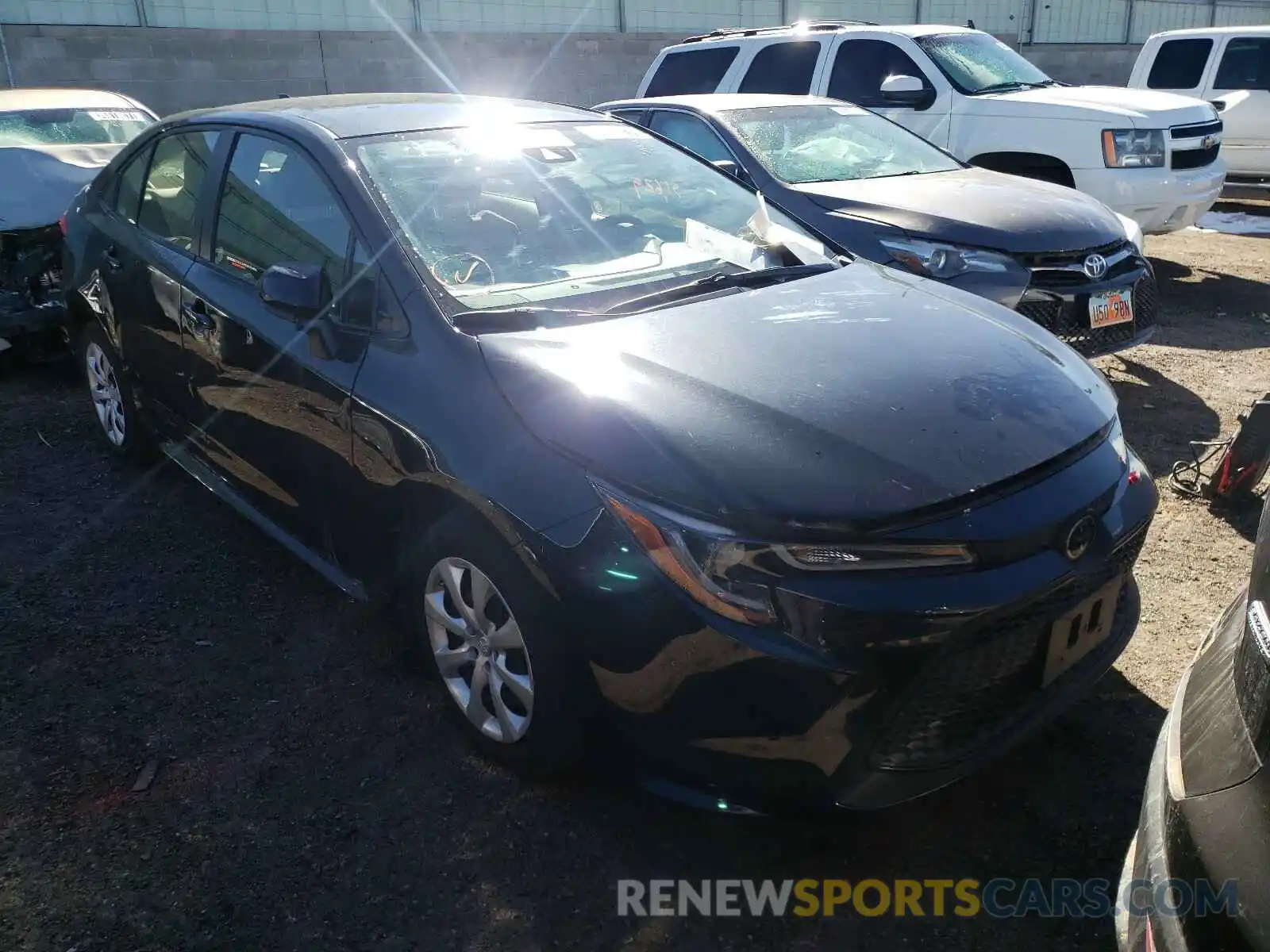 1 Photograph of a damaged car JTDEPRAE6LJ025967 TOYOTA COROLLA 2020