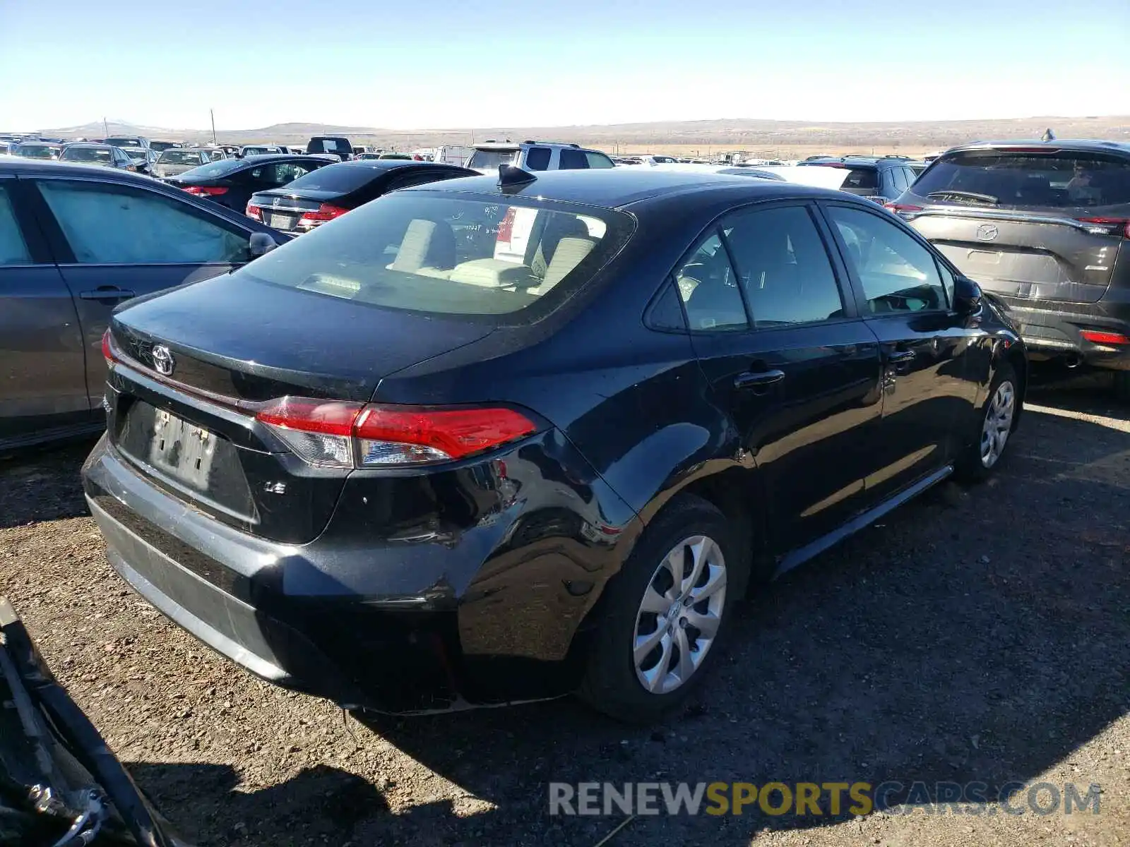 4 Photograph of a damaged car JTDEPRAE6LJ025967 TOYOTA COROLLA 2020