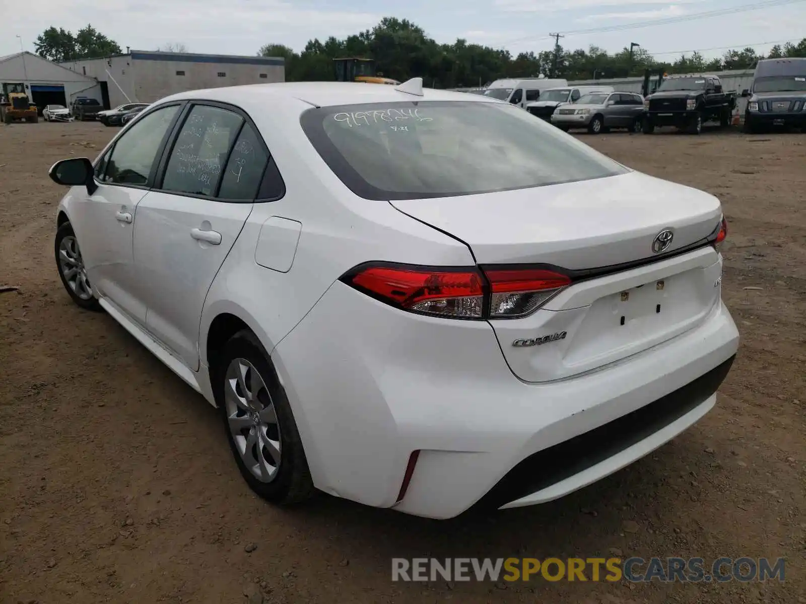 3 Photograph of a damaged car JTDEPRAE6LJ026262 TOYOTA COROLLA 2020