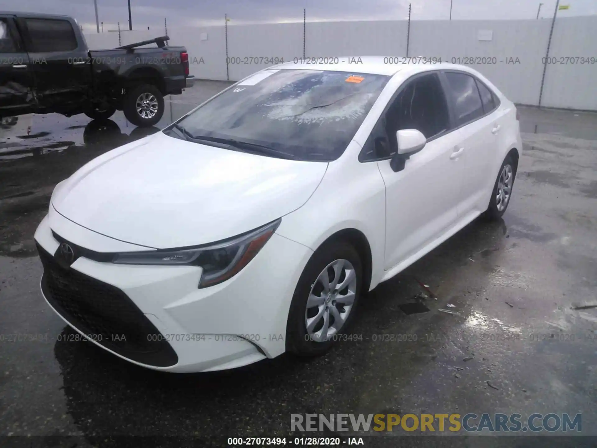 2 Photograph of a damaged car JTDEPRAE6LJ026567 TOYOTA COROLLA 2020