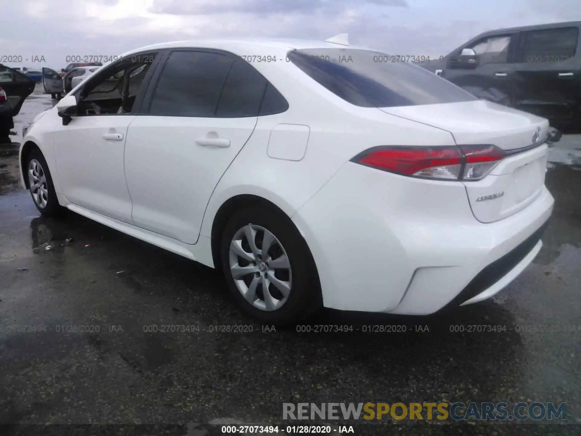 3 Photograph of a damaged car JTDEPRAE6LJ026567 TOYOTA COROLLA 2020