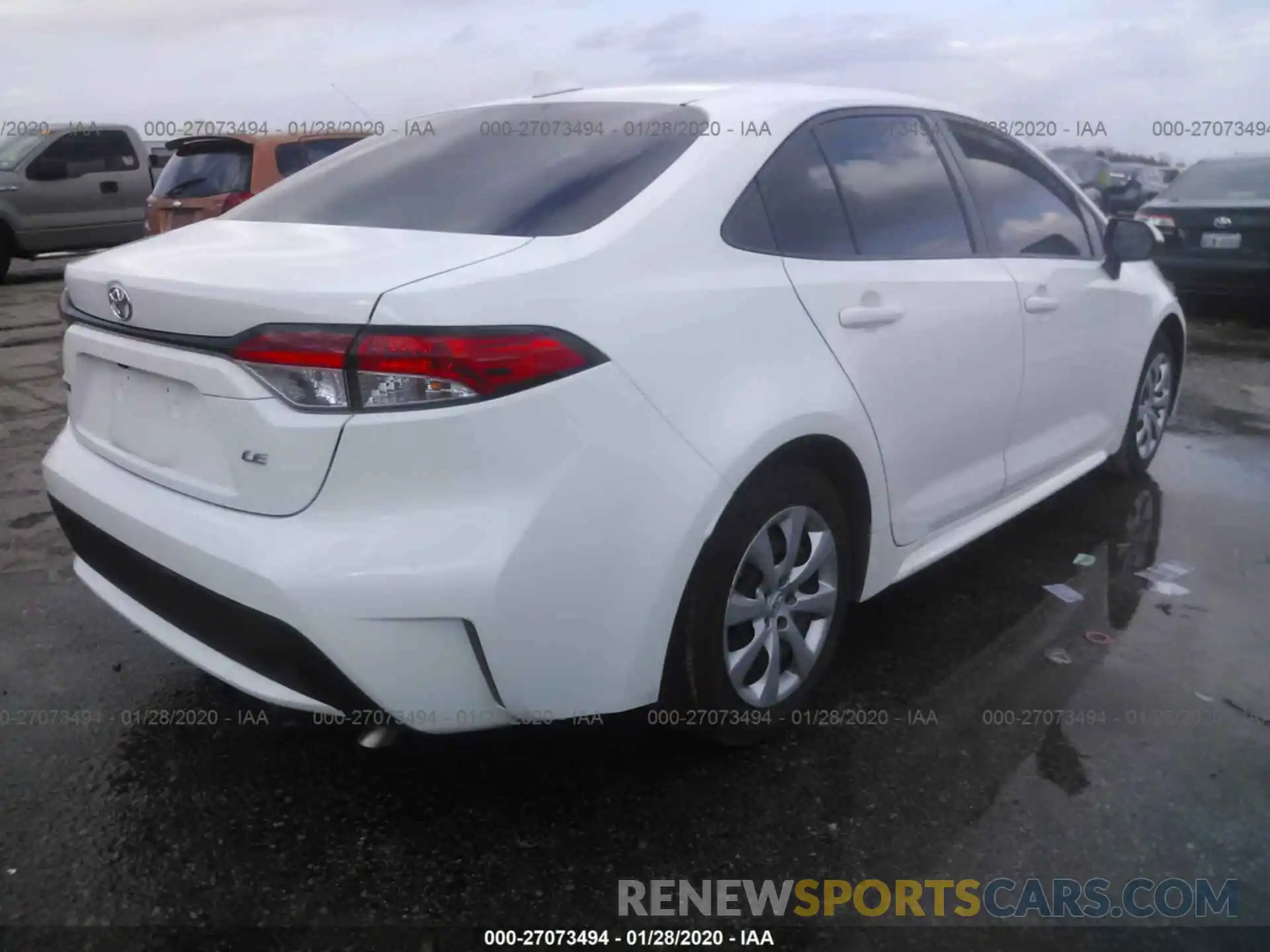 4 Photograph of a damaged car JTDEPRAE6LJ026567 TOYOTA COROLLA 2020