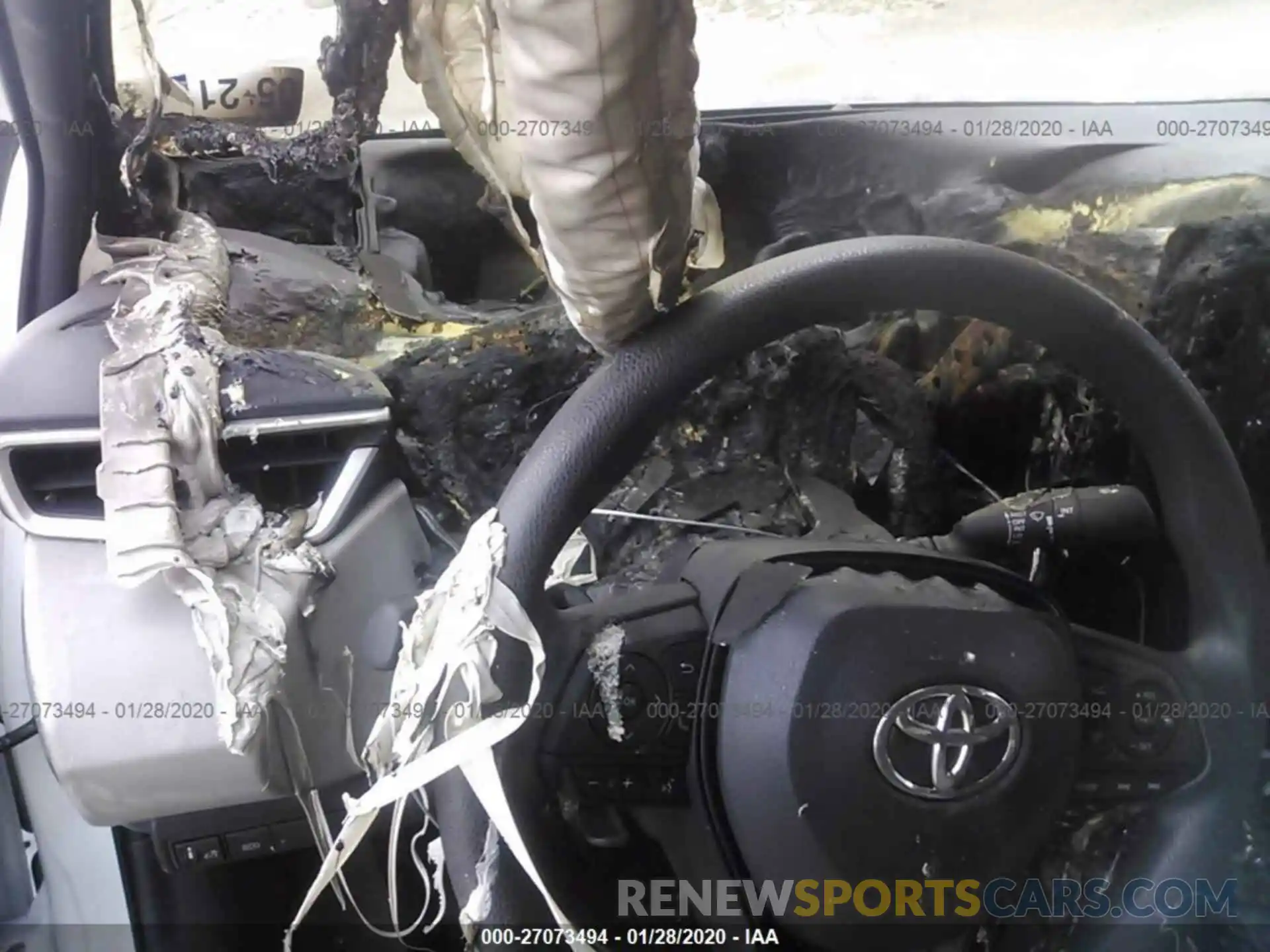 7 Photograph of a damaged car JTDEPRAE6LJ026567 TOYOTA COROLLA 2020