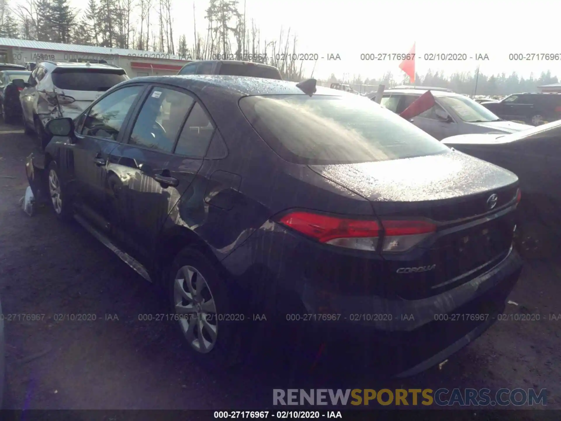 3 Photograph of a damaged car JTDEPRAE6LJ026987 TOYOTA COROLLA 2020