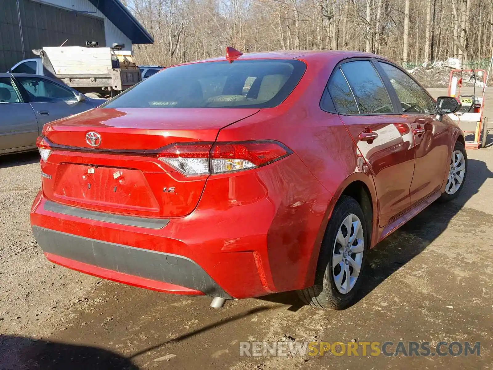 4 Photograph of a damaged car JTDEPRAE6LJ027055 TOYOTA COROLLA 2020