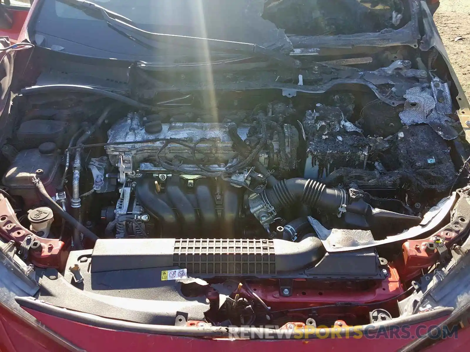 7 Photograph of a damaged car JTDEPRAE6LJ027055 TOYOTA COROLLA 2020