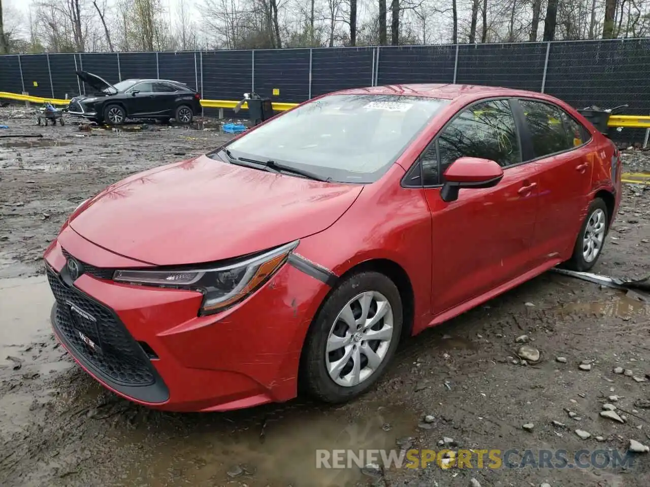 2 Photograph of a damaged car JTDEPRAE6LJ027184 TOYOTA COROLLA 2020