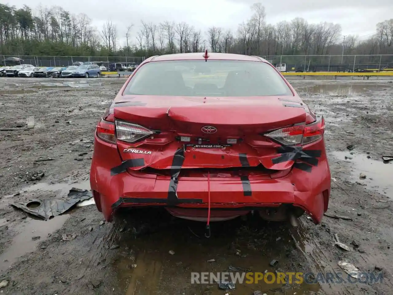 9 Photograph of a damaged car JTDEPRAE6LJ027184 TOYOTA COROLLA 2020