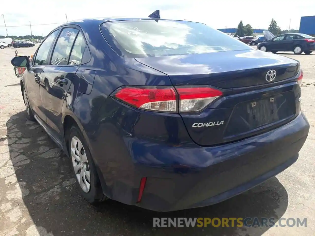 3 Photograph of a damaged car JTDEPRAE6LJ027797 TOYOTA COROLLA 2020