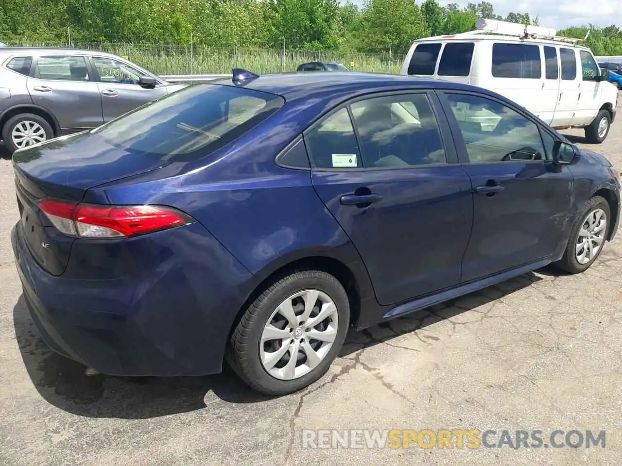 4 Photograph of a damaged car JTDEPRAE6LJ027797 TOYOTA COROLLA 2020