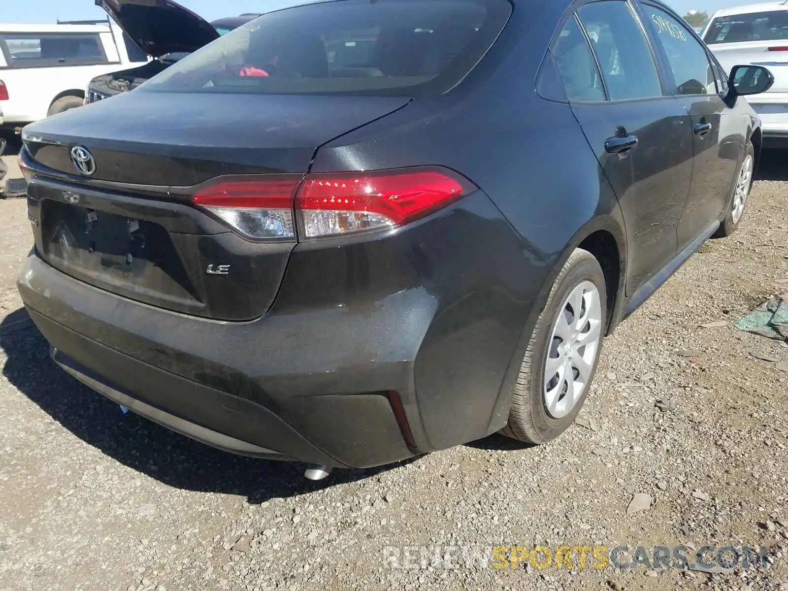 4 Photograph of a damaged car JTDEPRAE6LJ028318 TOYOTA COROLLA 2020