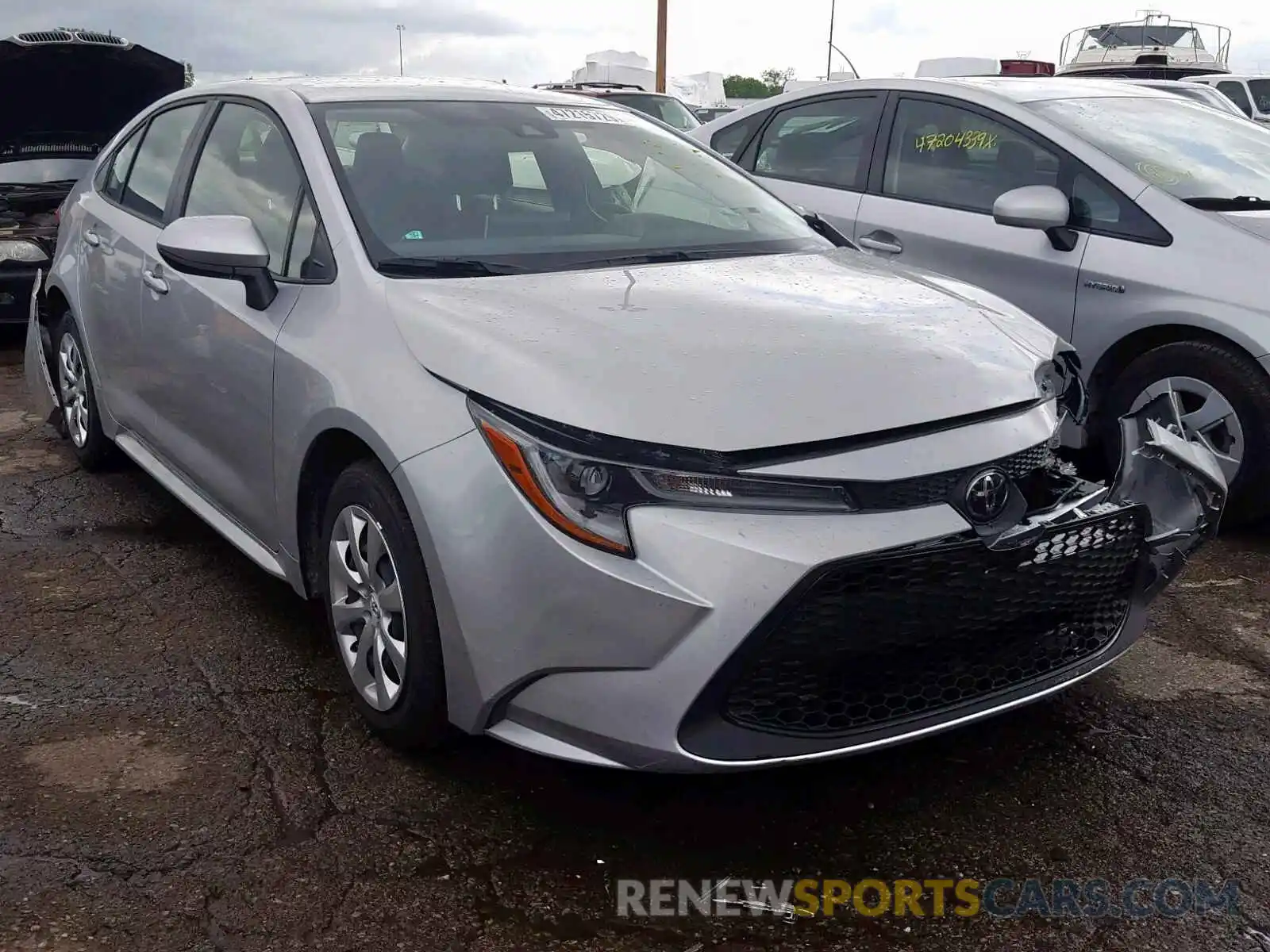 1 Photograph of a damaged car JTDEPRAE6LJ028724 TOYOTA COROLLA 2020