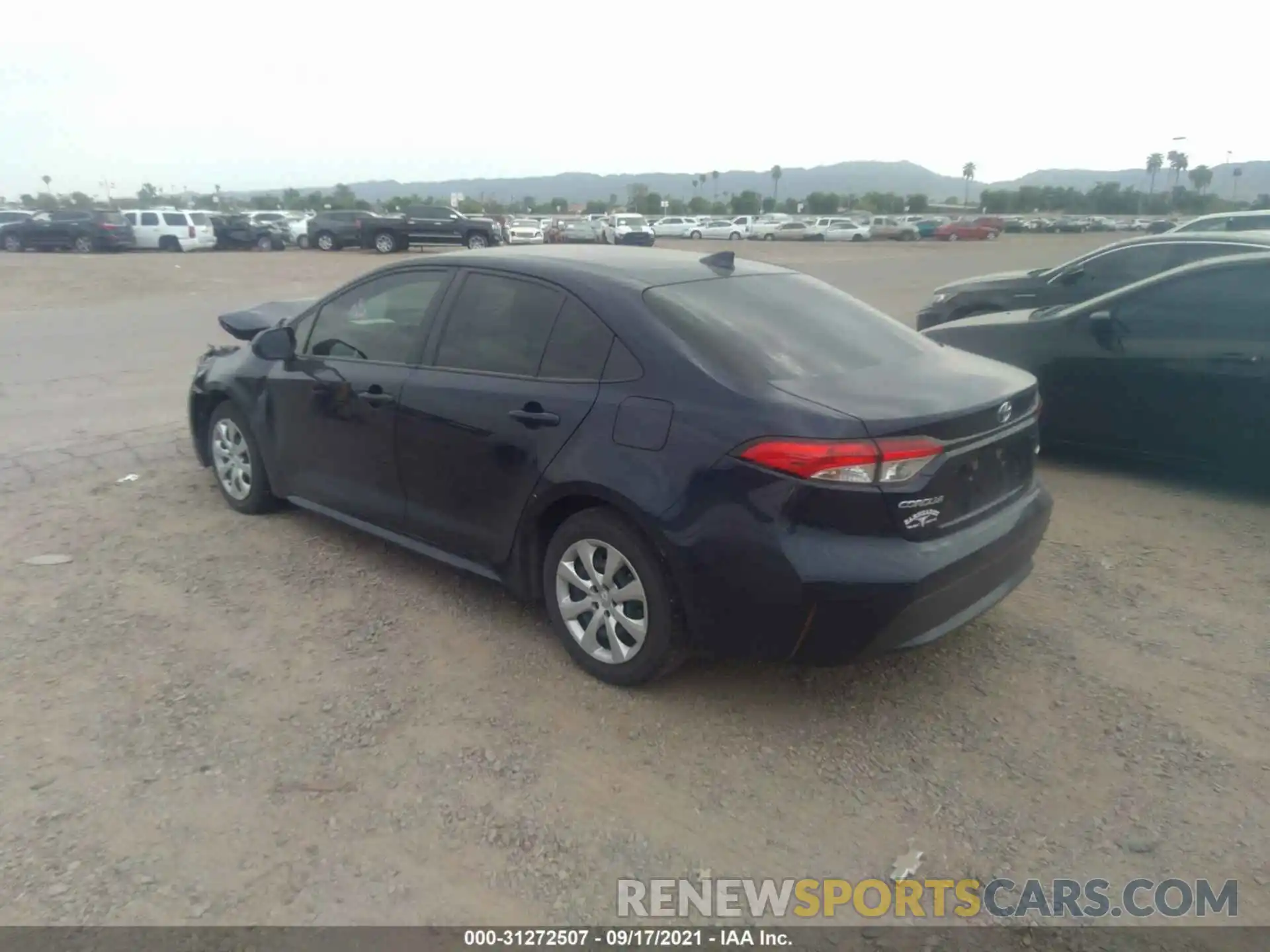 3 Photograph of a damaged car JTDEPRAE6LJ028948 TOYOTA COROLLA 2020