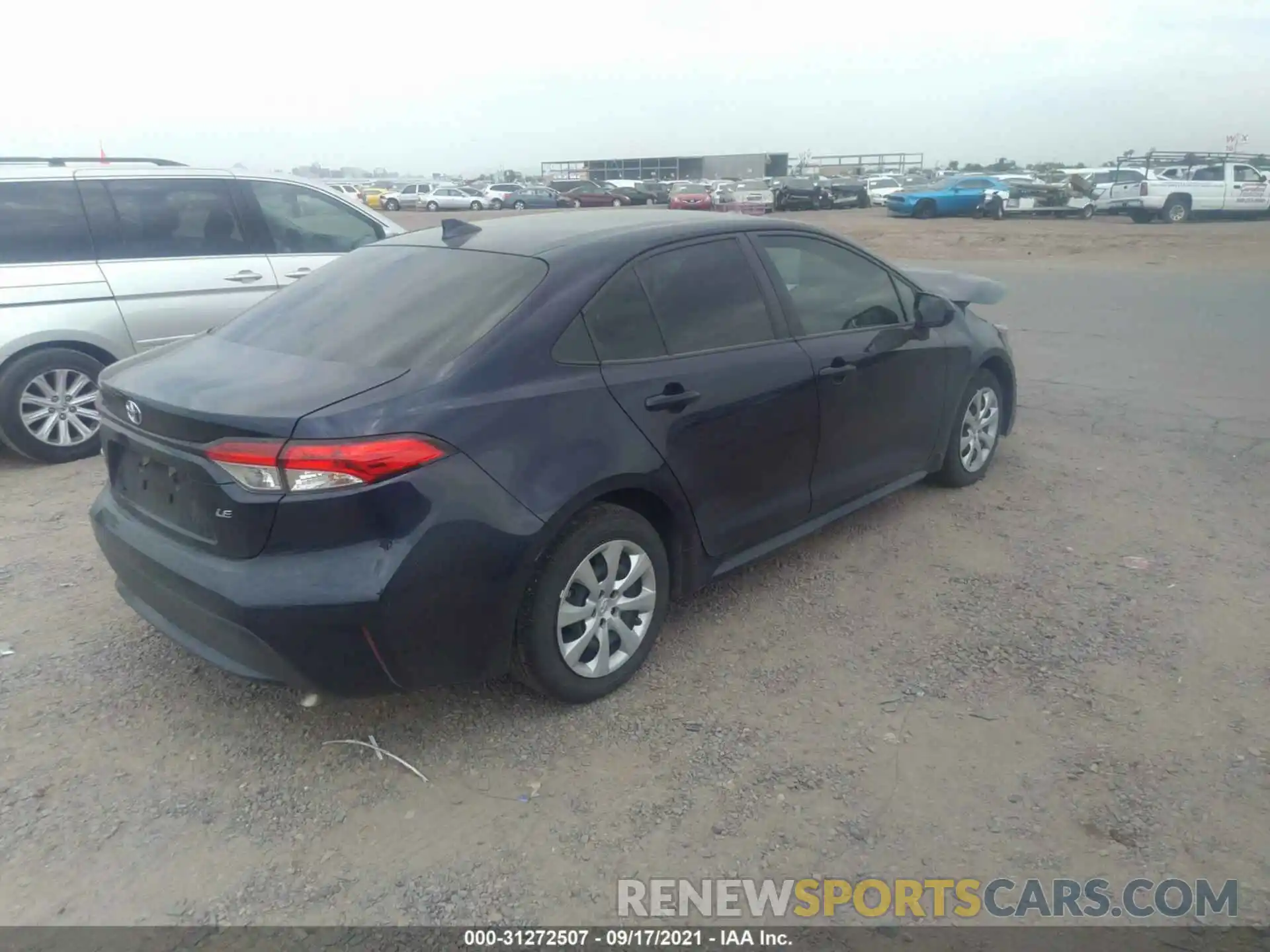 4 Photograph of a damaged car JTDEPRAE6LJ028948 TOYOTA COROLLA 2020