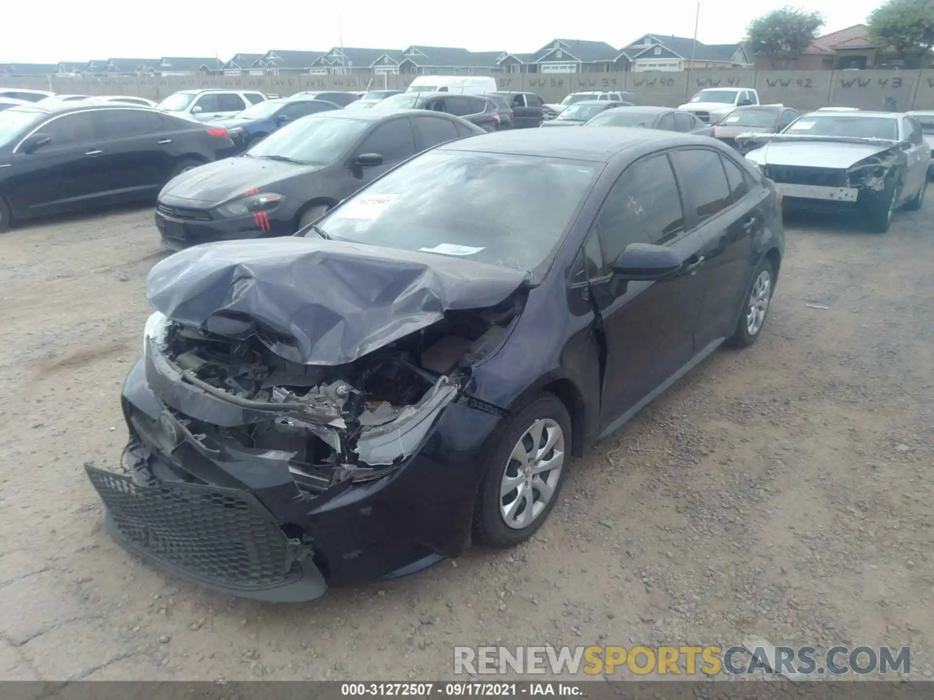 6 Photograph of a damaged car JTDEPRAE6LJ028948 TOYOTA COROLLA 2020