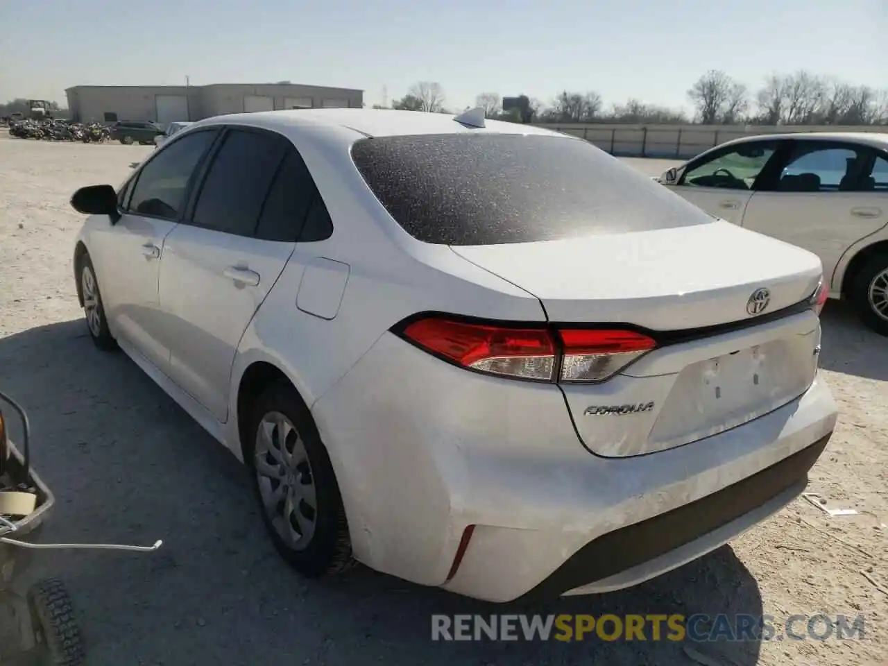 3 Photograph of a damaged car JTDEPRAE6LJ029369 TOYOTA COROLLA 2020