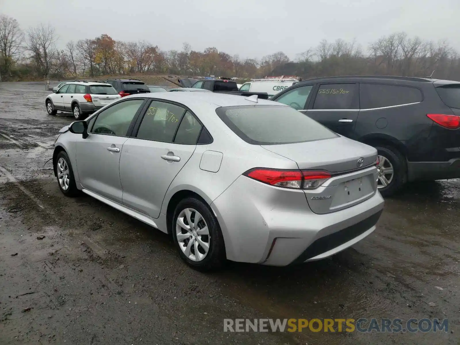 3 Photograph of a damaged car JTDEPRAE6LJ029582 TOYOTA COROLLA 2020