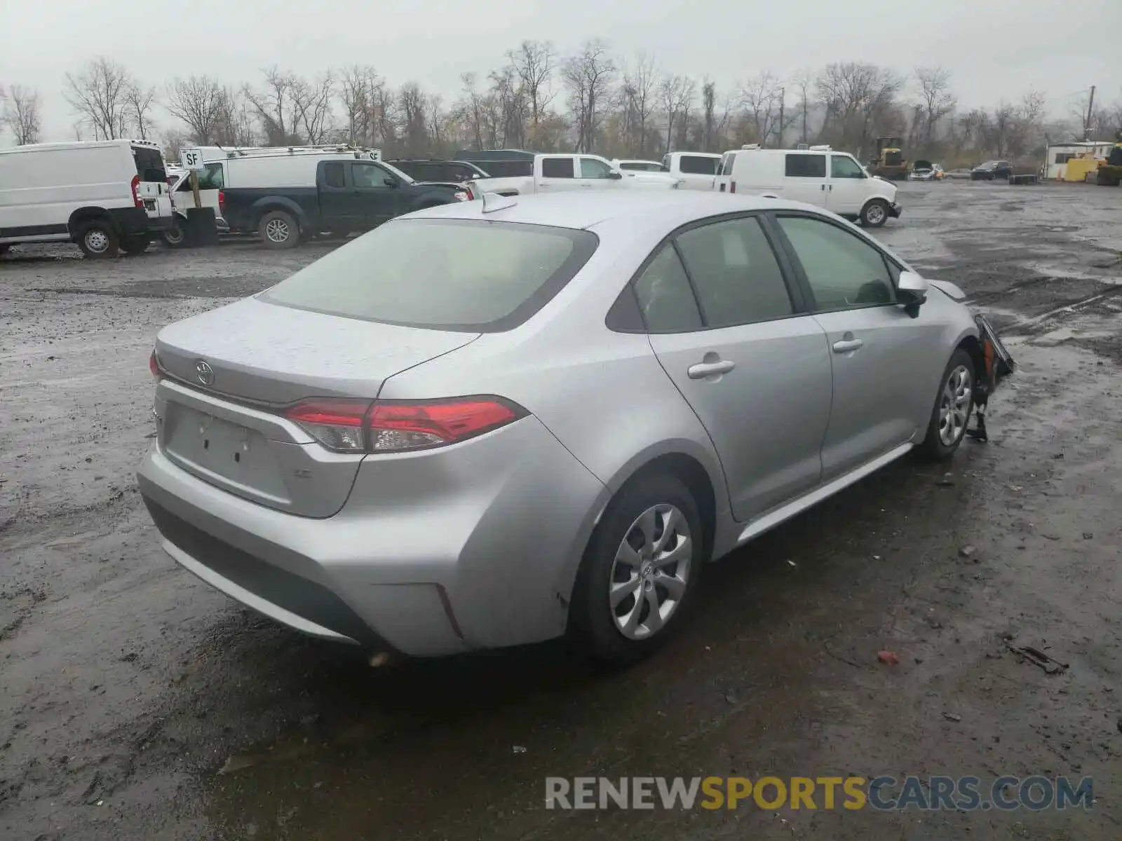 4 Photograph of a damaged car JTDEPRAE6LJ029582 TOYOTA COROLLA 2020