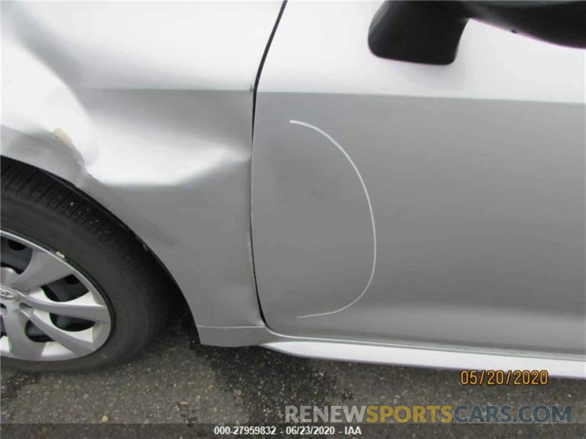 8 Photograph of a damaged car JTDEPRAE6LJ030330 TOYOTA COROLLA 2020