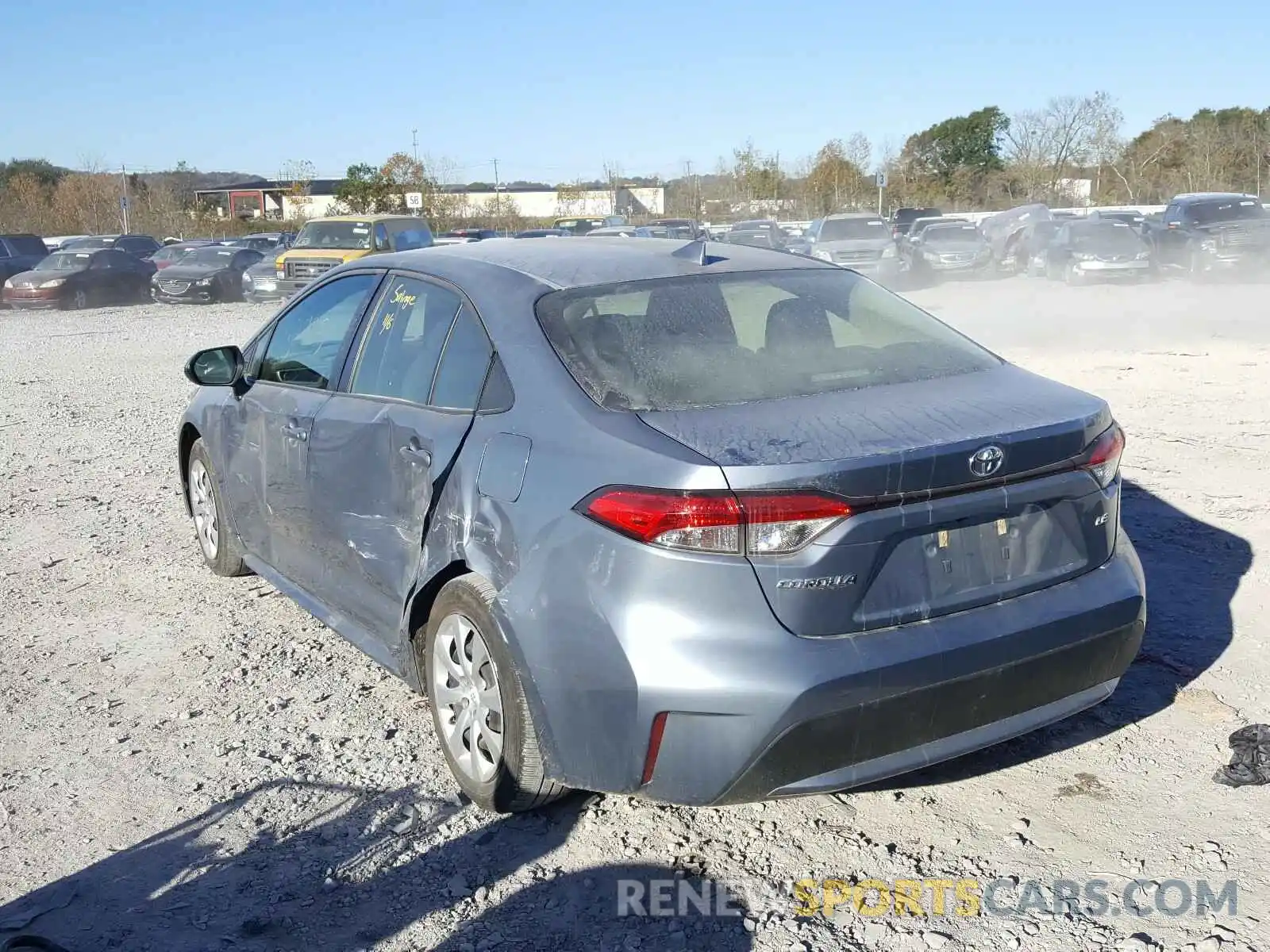 3 Photograph of a damaged car JTDEPRAE6LJ030683 TOYOTA COROLLA 2020