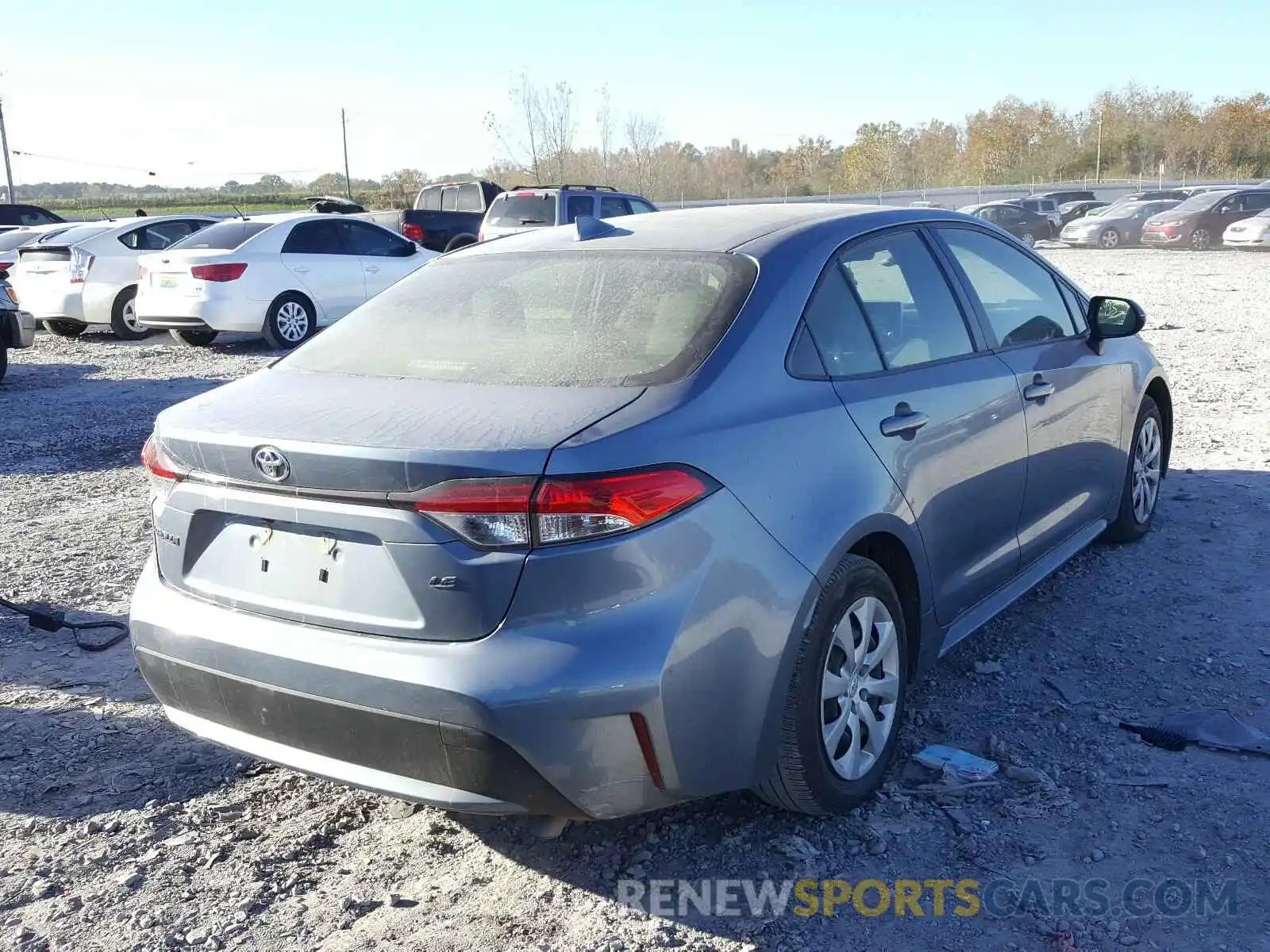 4 Photograph of a damaged car JTDEPRAE6LJ030683 TOYOTA COROLLA 2020