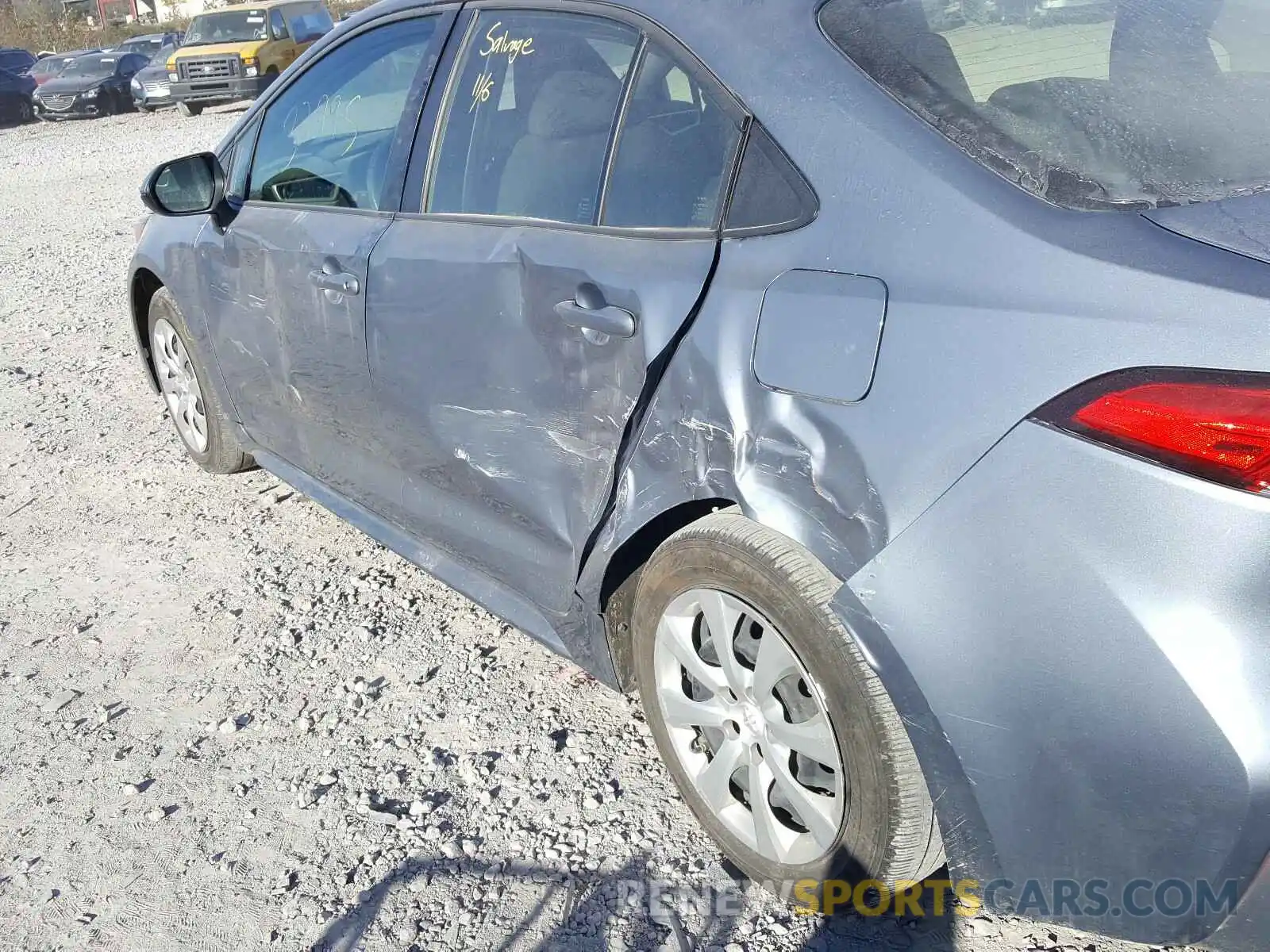 9 Photograph of a damaged car JTDEPRAE6LJ030683 TOYOTA COROLLA 2020