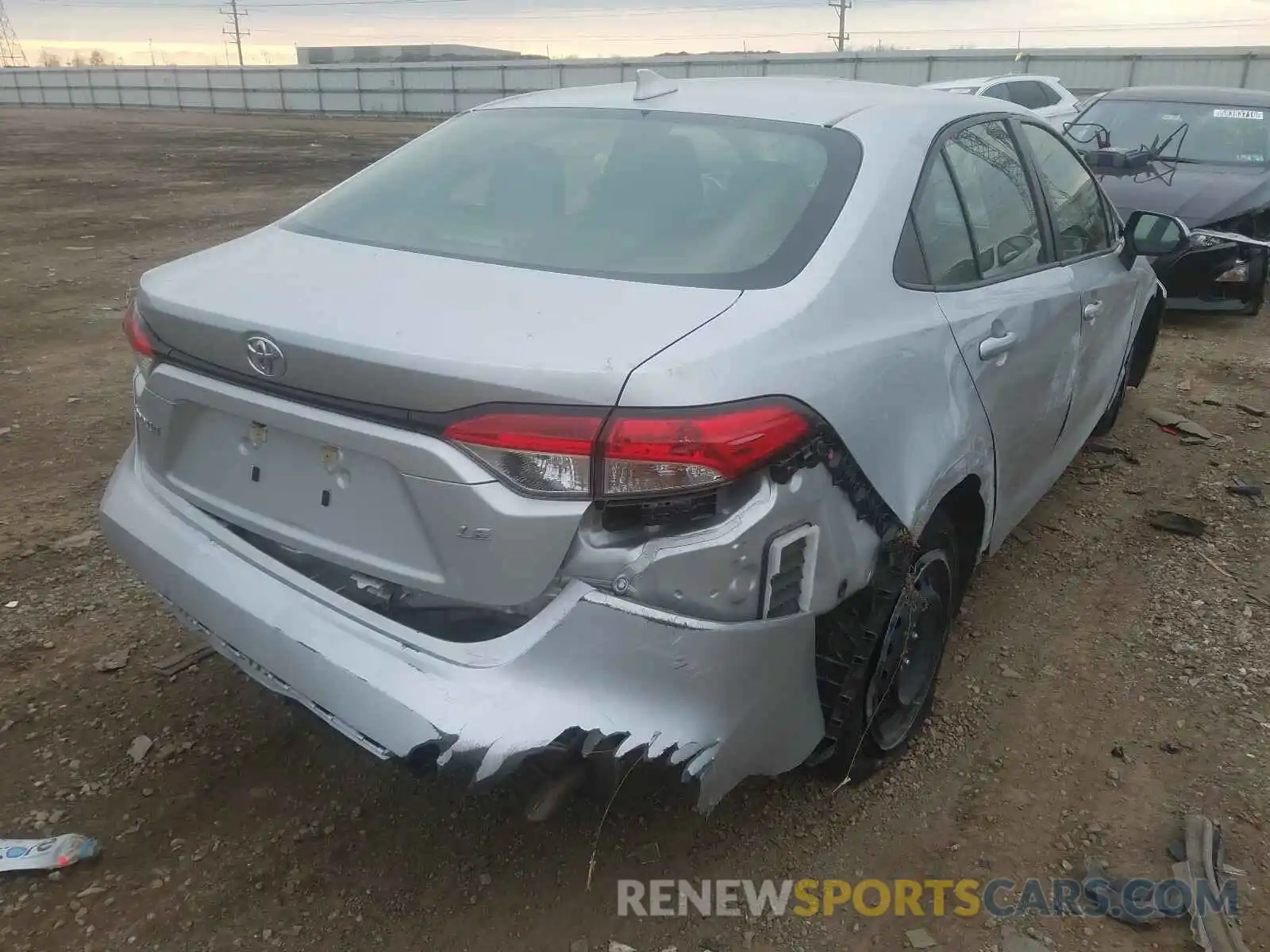 4 Photograph of a damaged car JTDEPRAE6LJ030831 TOYOTA COROLLA 2020