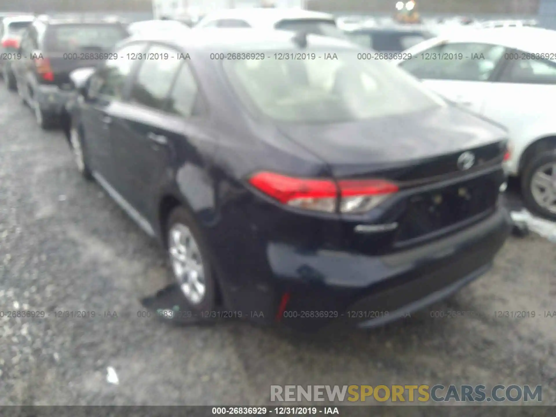 3 Photograph of a damaged car JTDEPRAE6LJ031316 TOYOTA COROLLA 2020