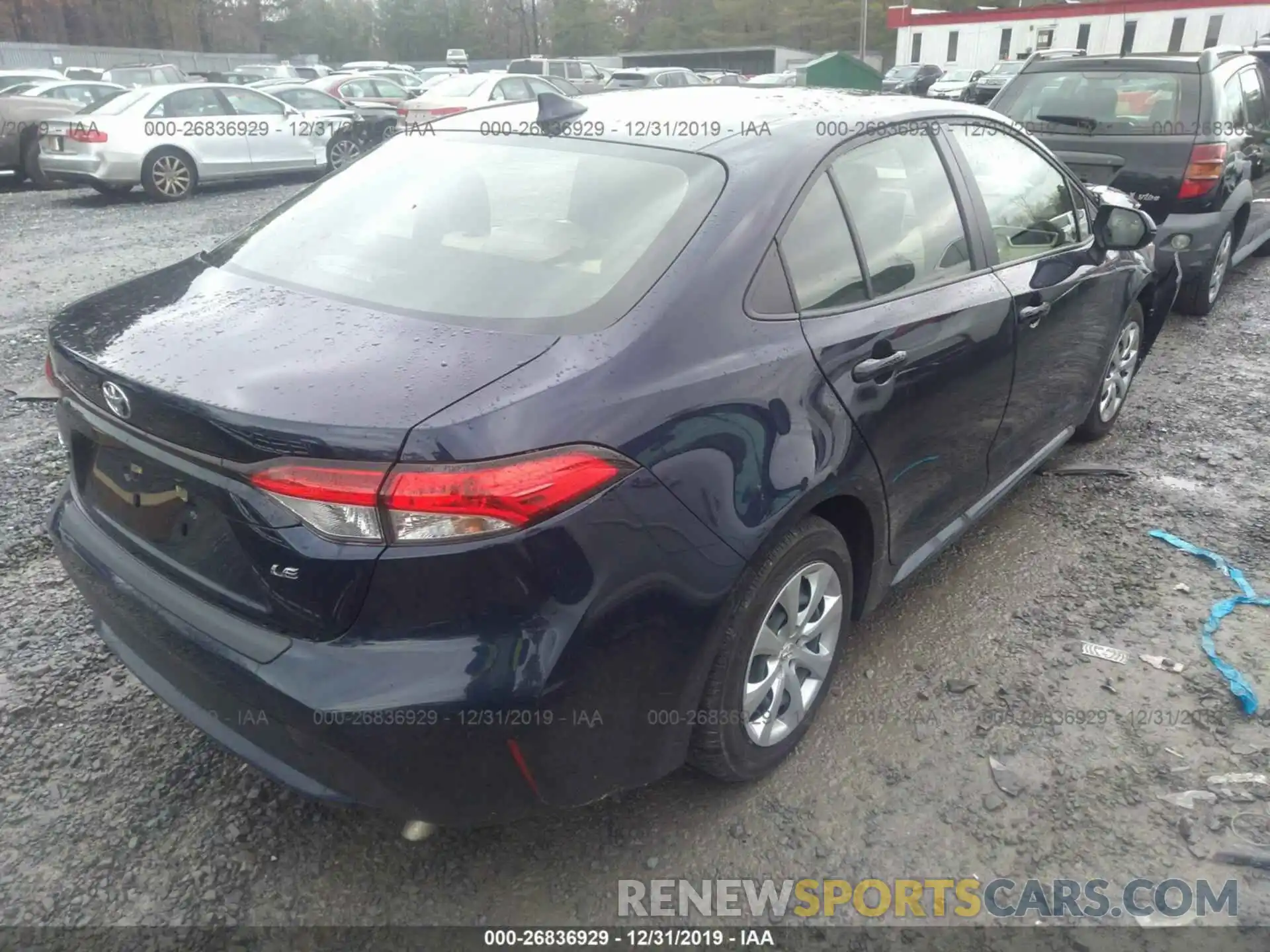 4 Photograph of a damaged car JTDEPRAE6LJ031316 TOYOTA COROLLA 2020