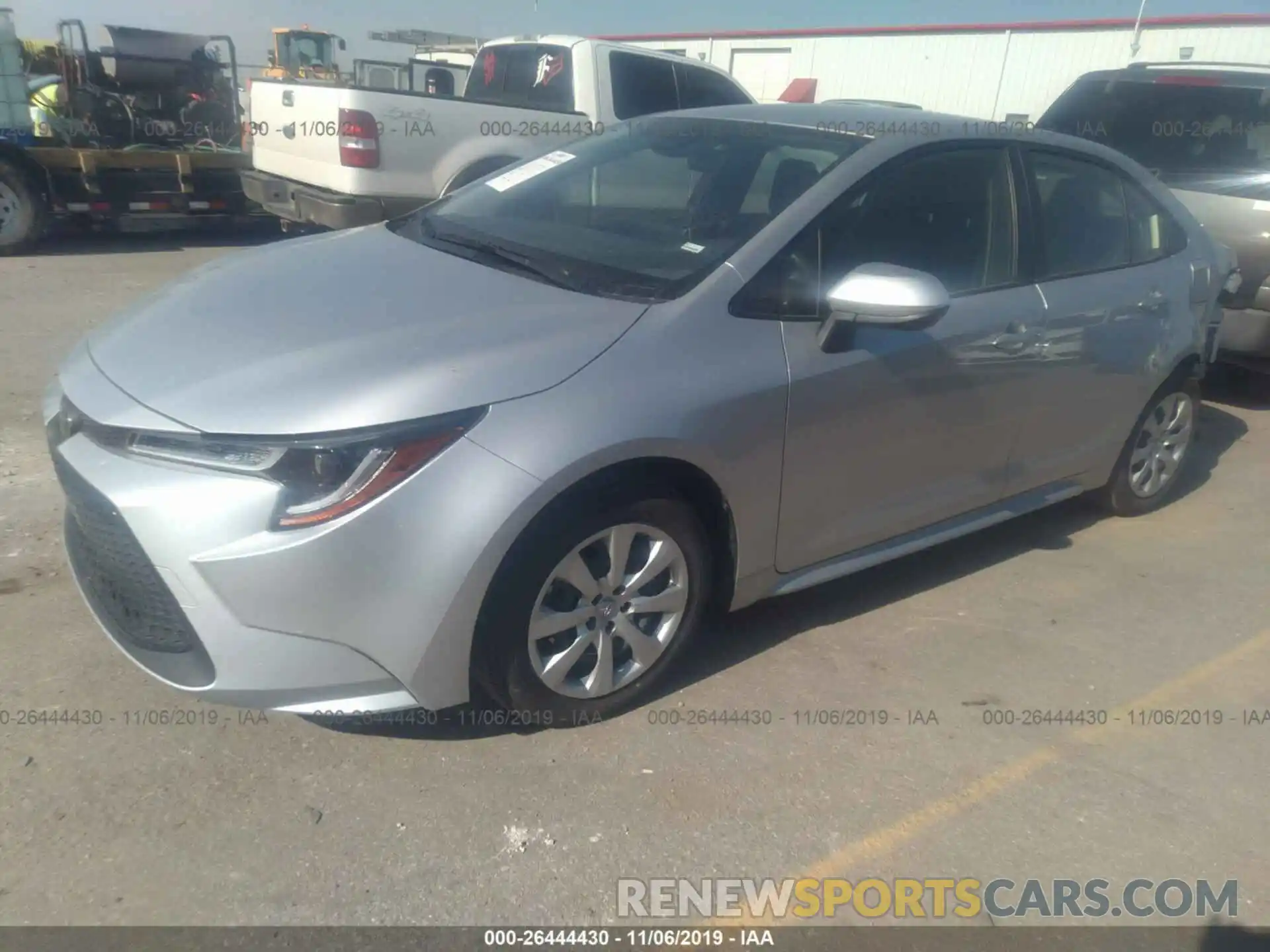 2 Photograph of a damaged car JTDEPRAE6LJ031459 TOYOTA COROLLA 2020