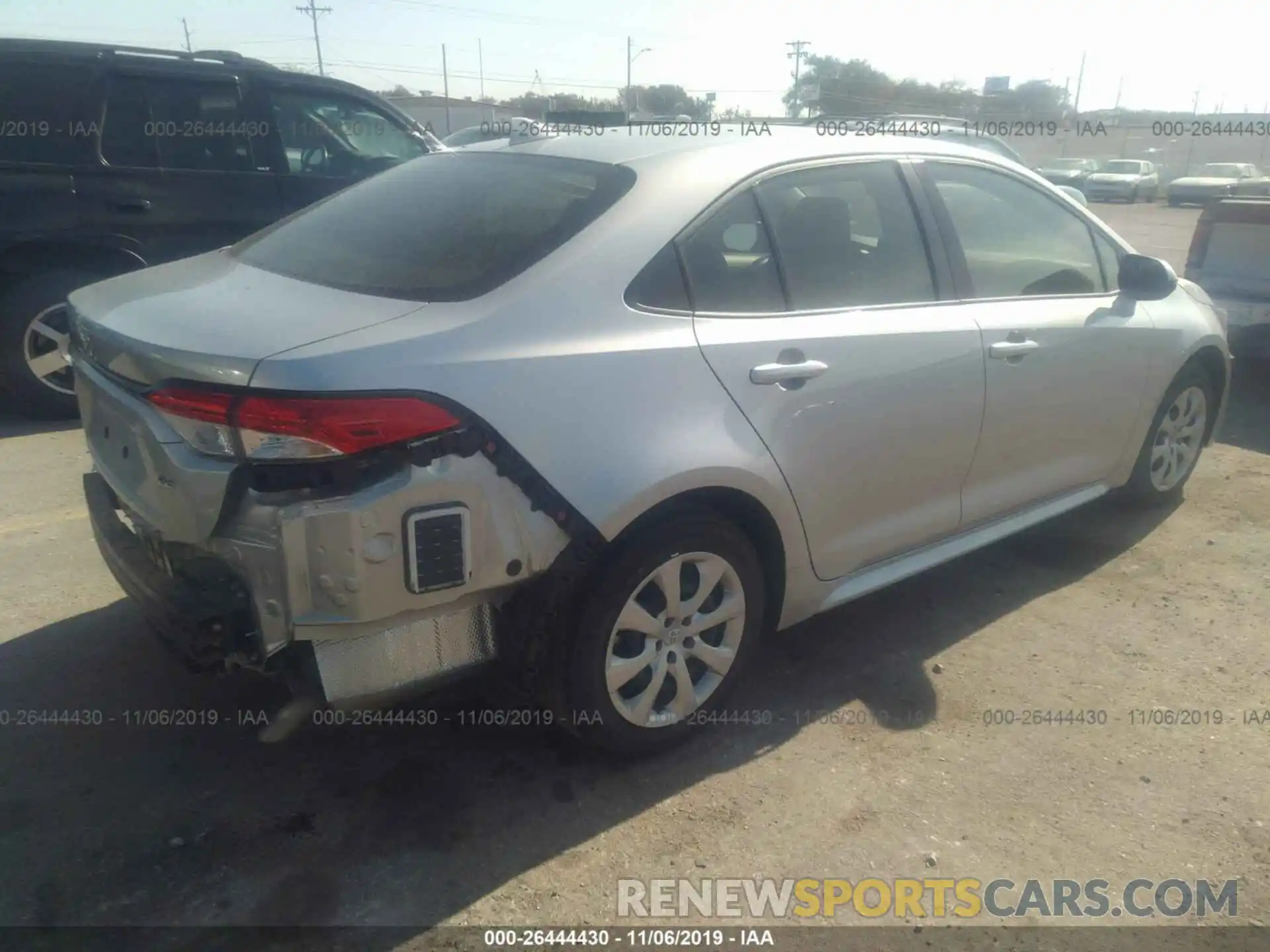 4 Photograph of a damaged car JTDEPRAE6LJ031459 TOYOTA COROLLA 2020