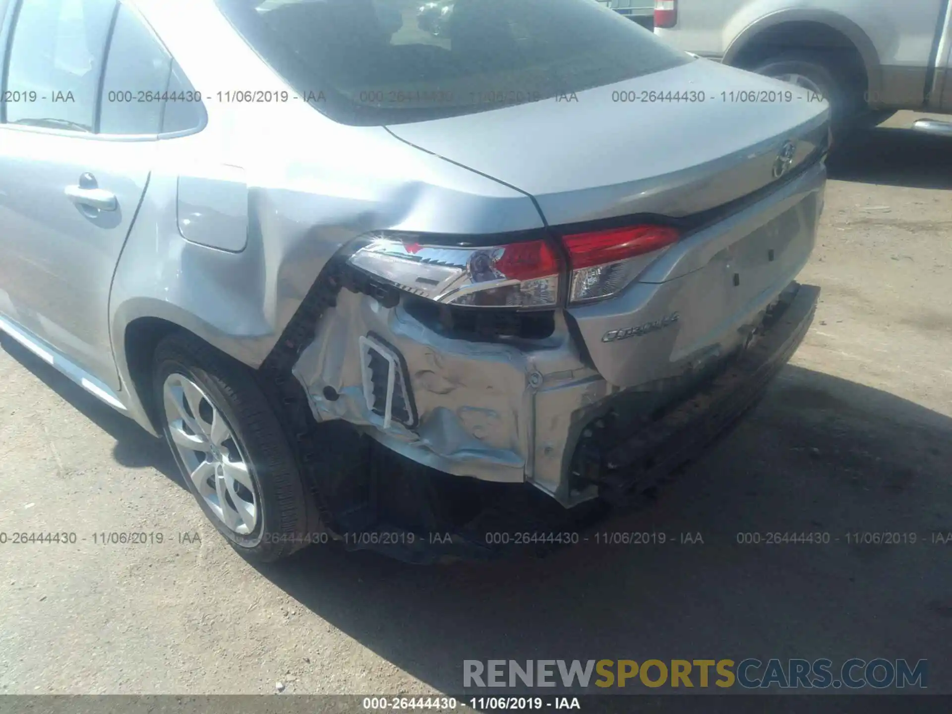 6 Photograph of a damaged car JTDEPRAE6LJ031459 TOYOTA COROLLA 2020