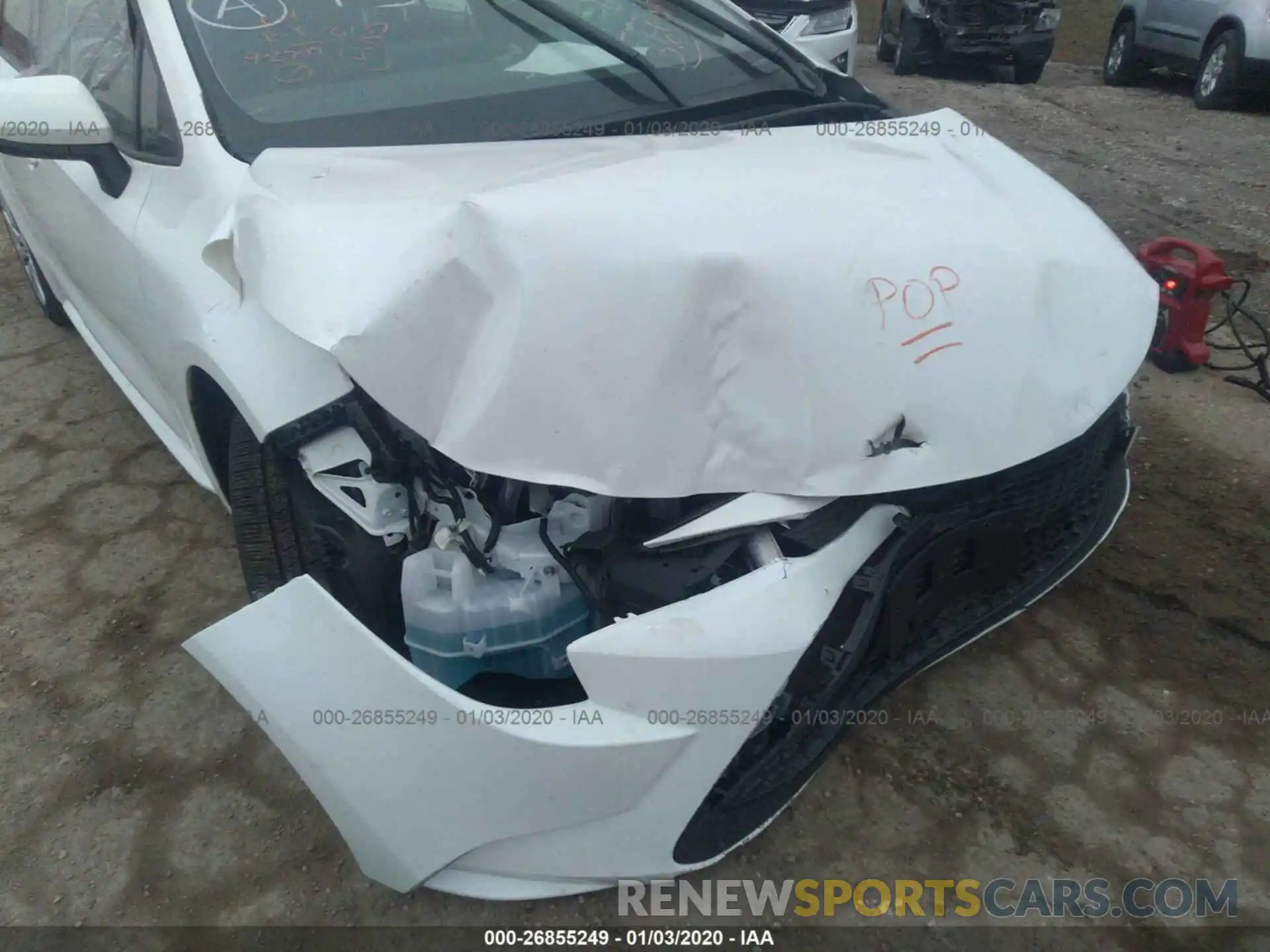 6 Photograph of a damaged car JTDEPRAE6LJ031834 TOYOTA COROLLA 2020