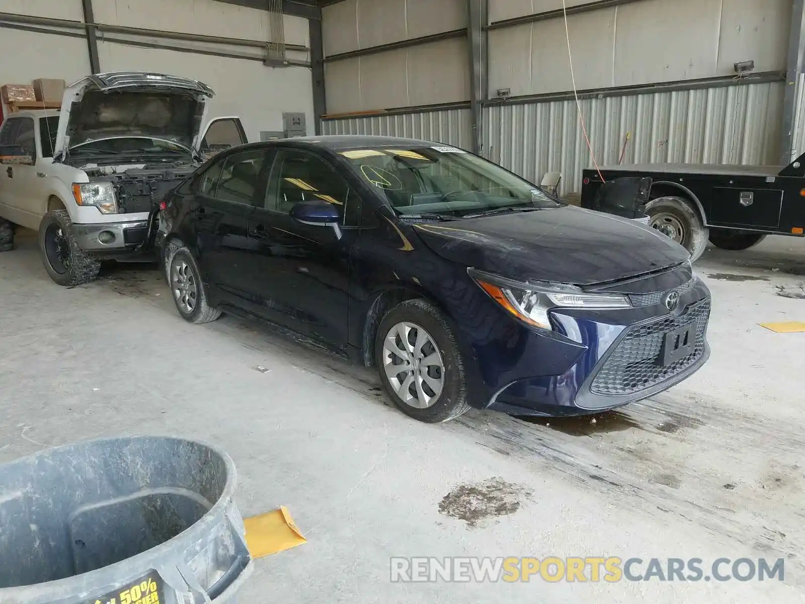 1 Photograph of a damaged car JTDEPRAE6LJ032000 TOYOTA COROLLA 2020