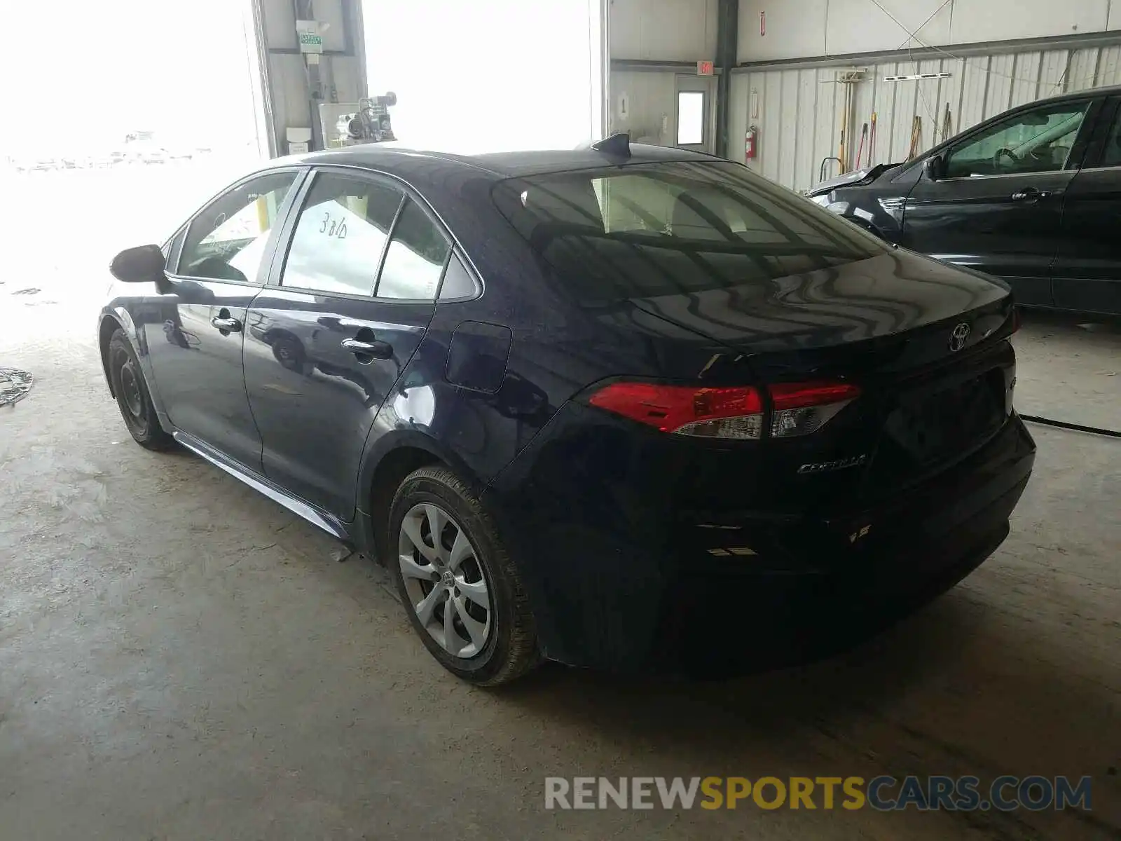 3 Photograph of a damaged car JTDEPRAE6LJ032000 TOYOTA COROLLA 2020